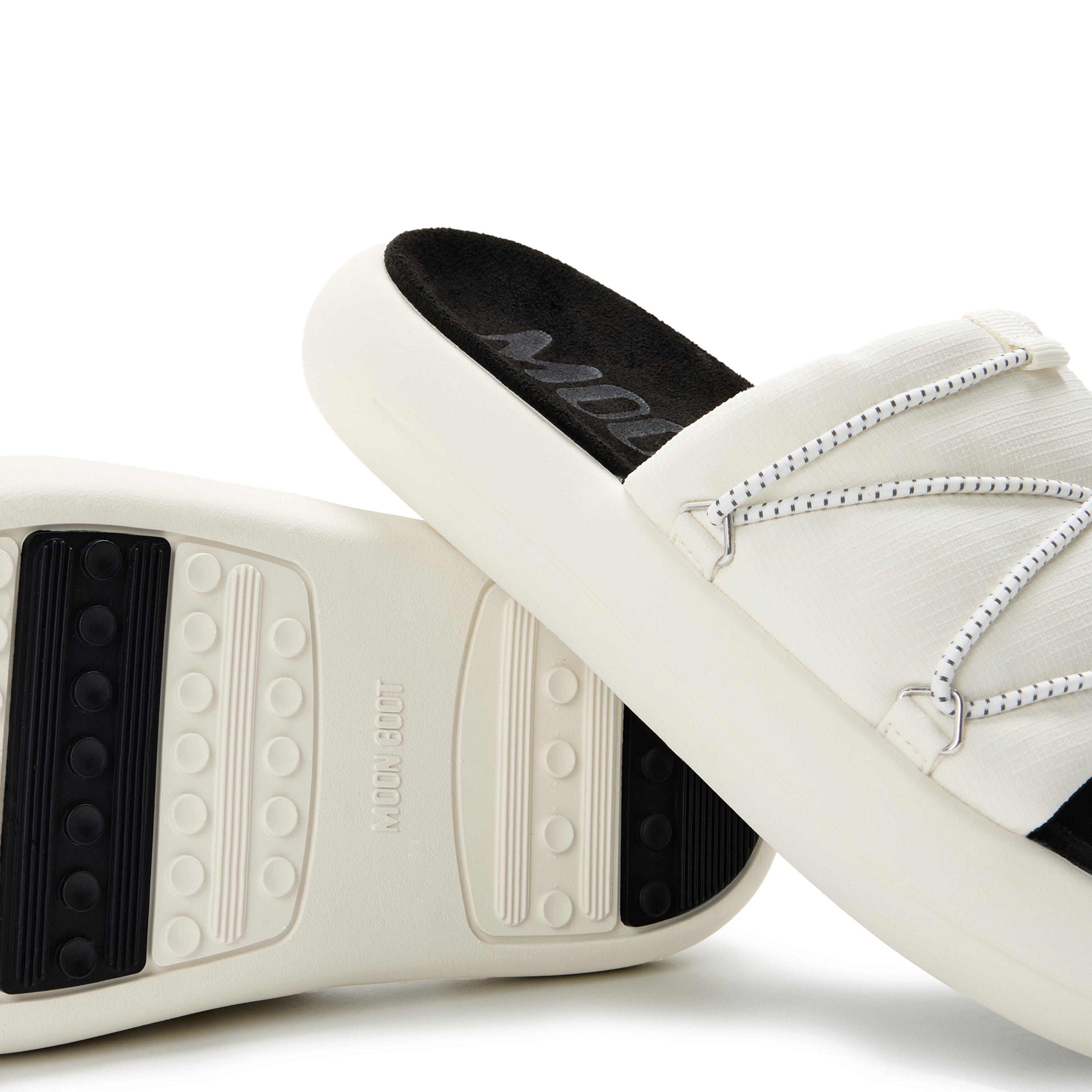White - Moon Boot - Women's Icon Slide Bluetooth Slider Slippers - 4