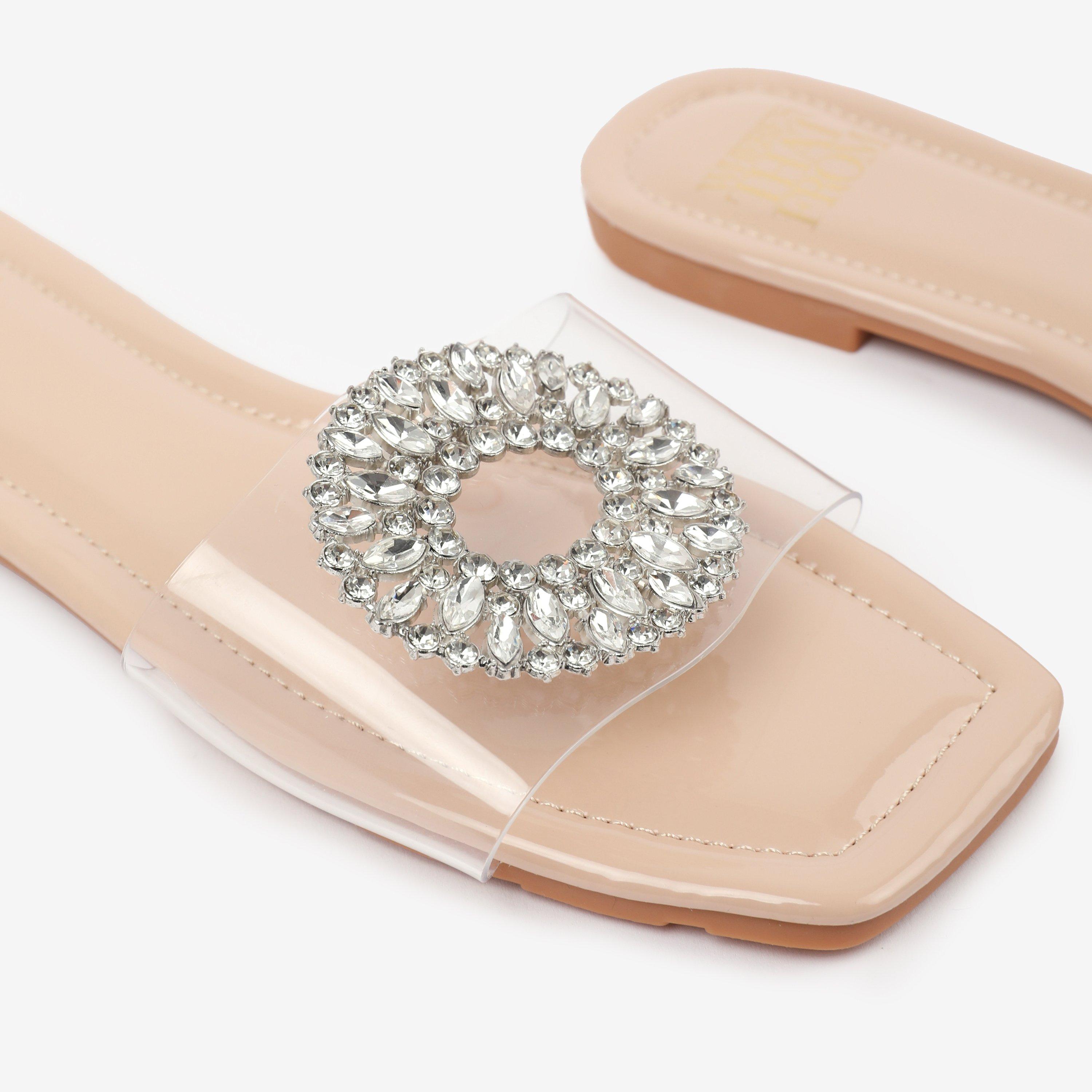 NudePatent - Wheres That From - Flat Sandals Ld99 - 2