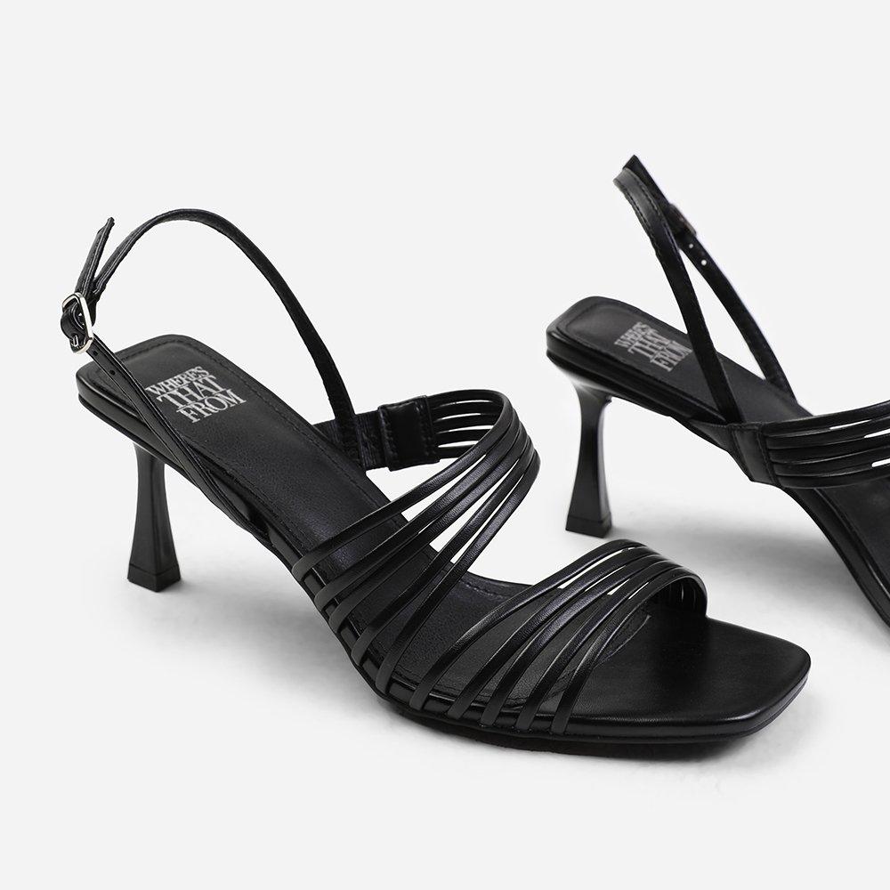 BlackPU - Wheres That From - Block Heels Ld99 - 2