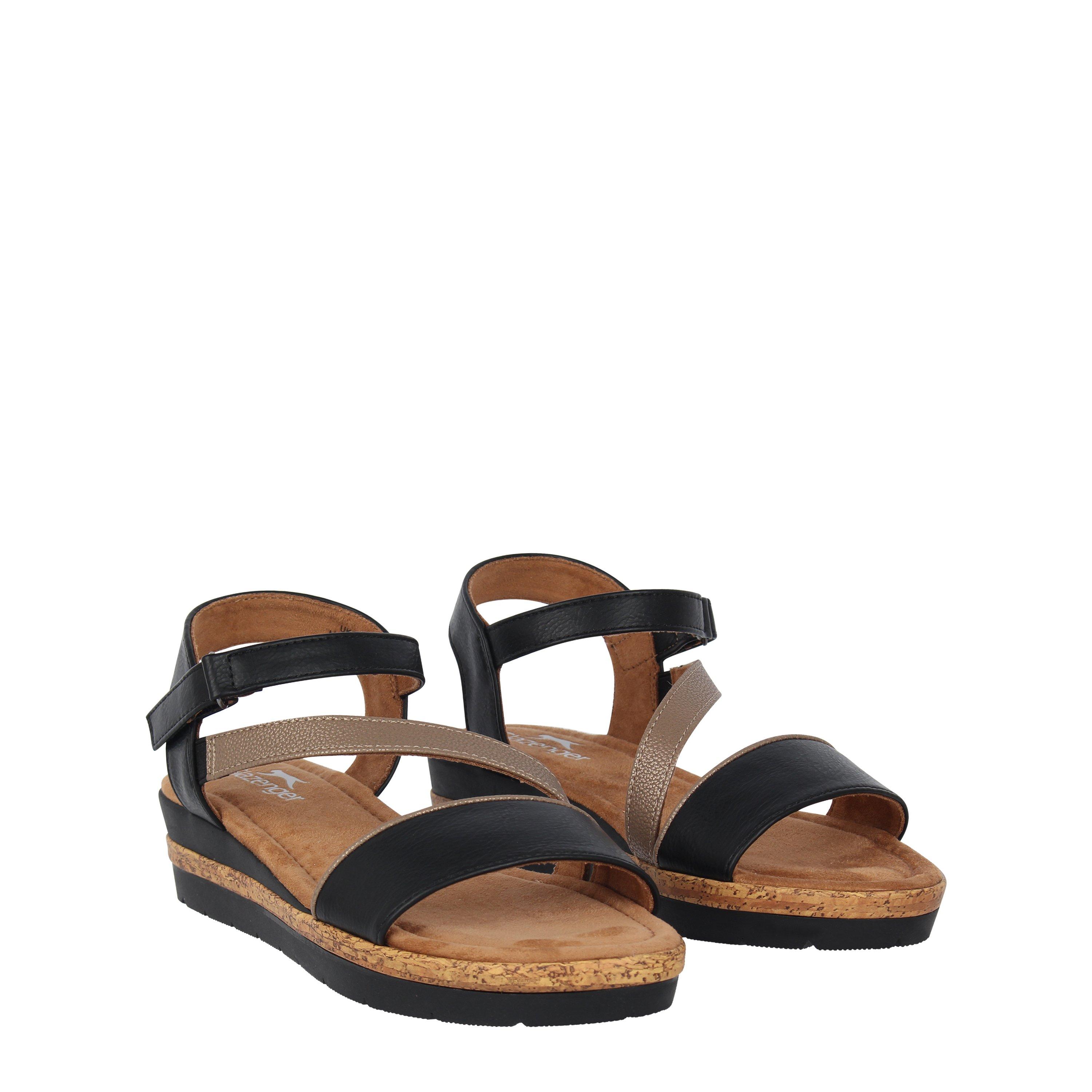 Preto/Dourado - Slazenger - Sandals Womens - 3
