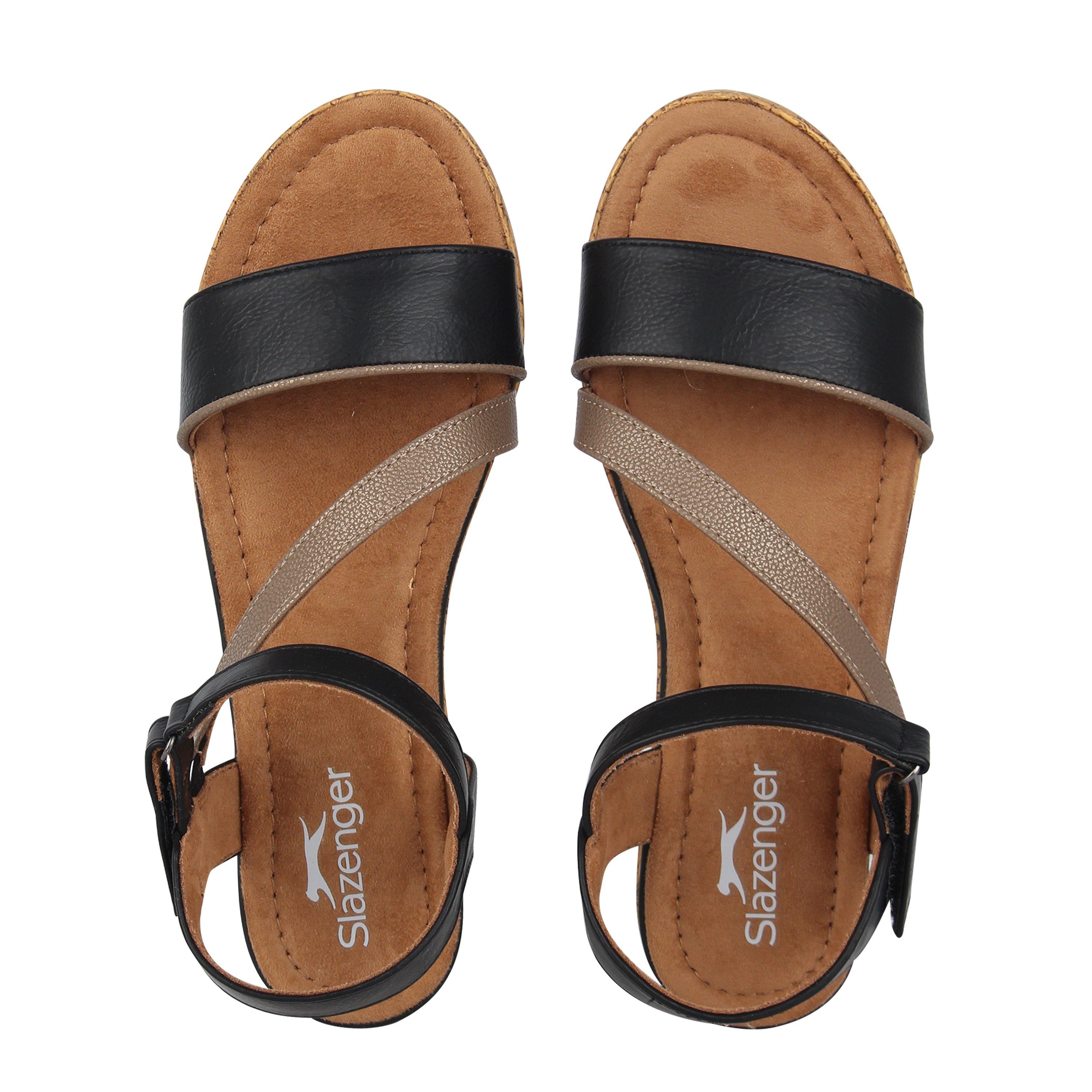 Preto/Dourado - Slazenger - Sandals Womens - 5