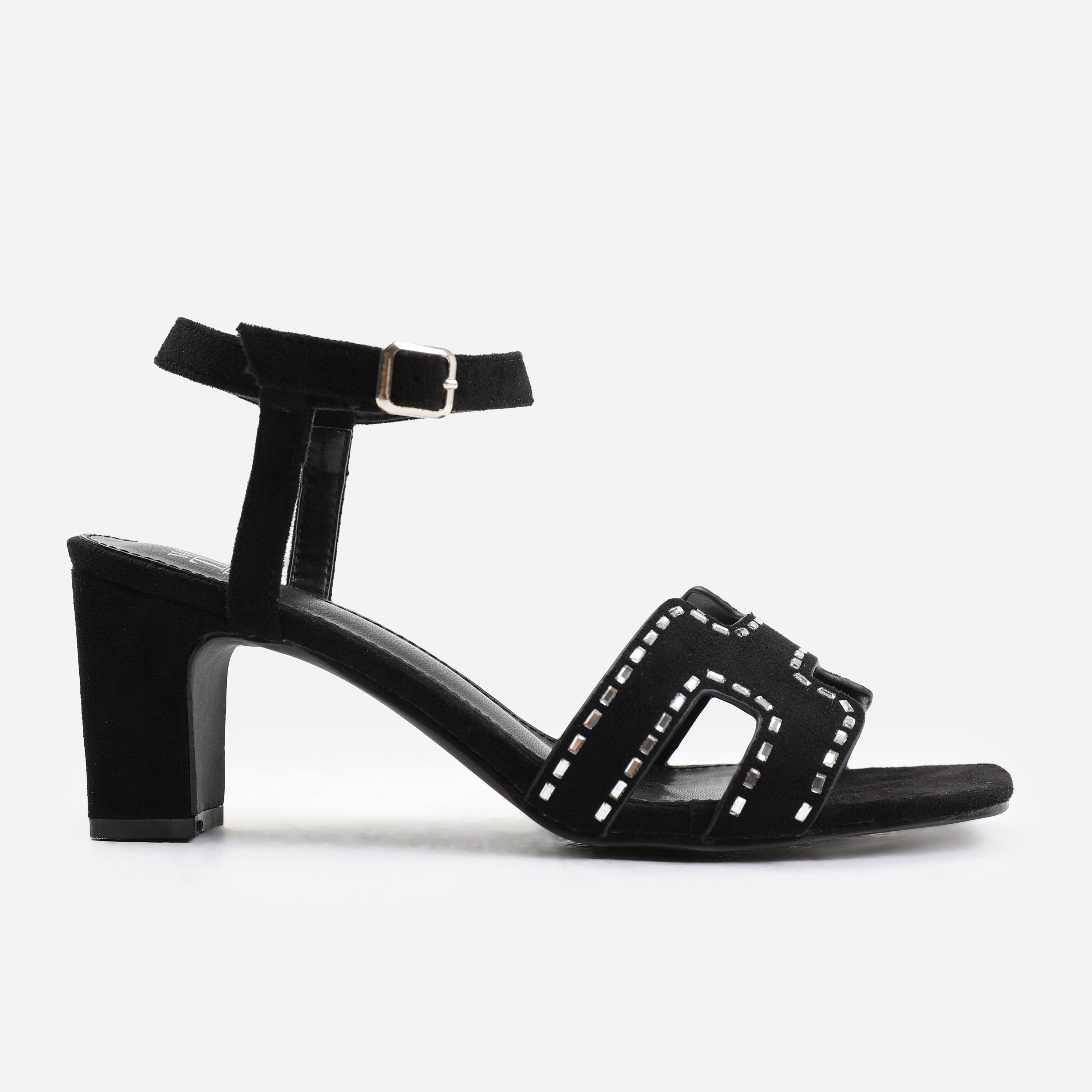BlackLYSuede - Wheres That From - Women's Block Court Shoes - 1