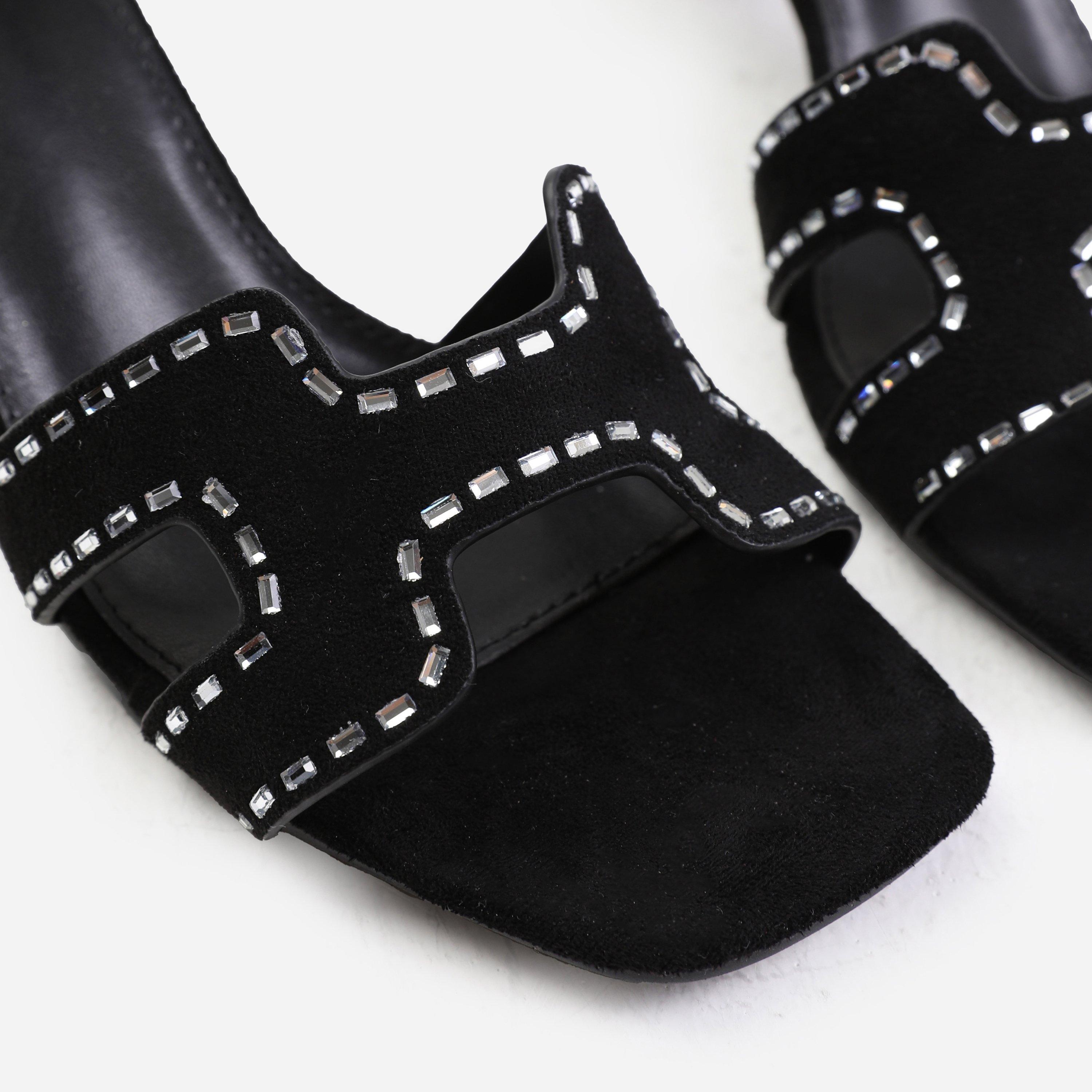 BlackLYSuede - Wheres That From - Block Heels Ld99 - 2