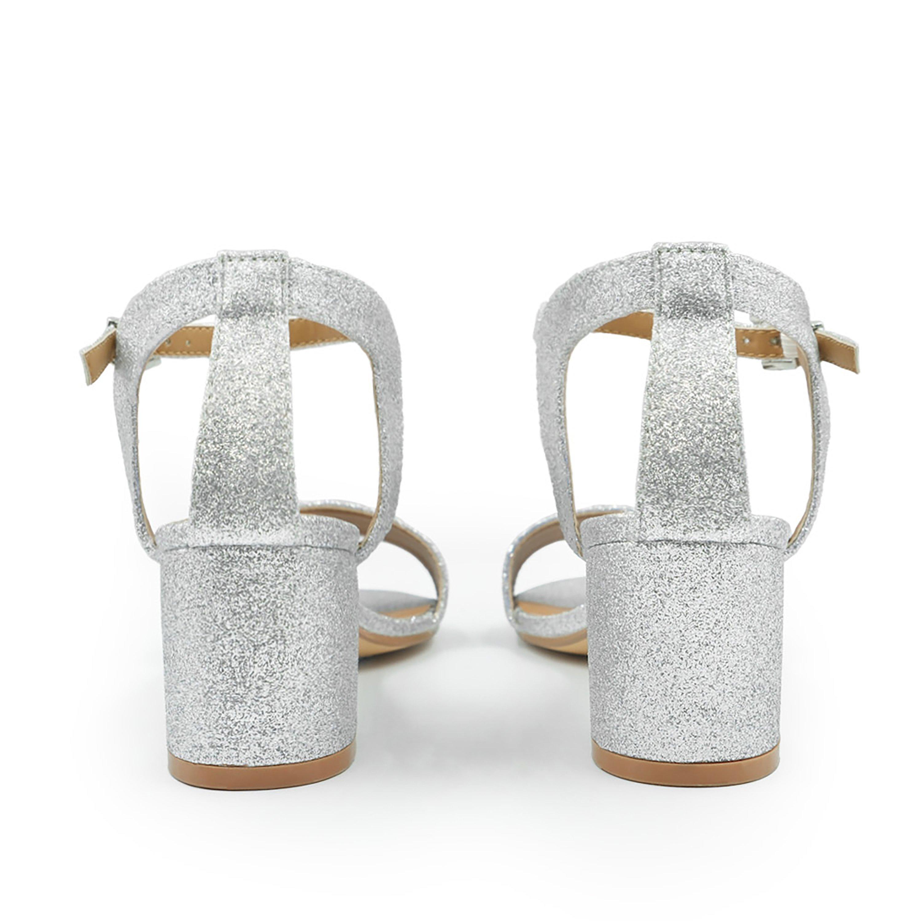 SilverGlitter - Wheres That From - Block Heels Ld99 - 2