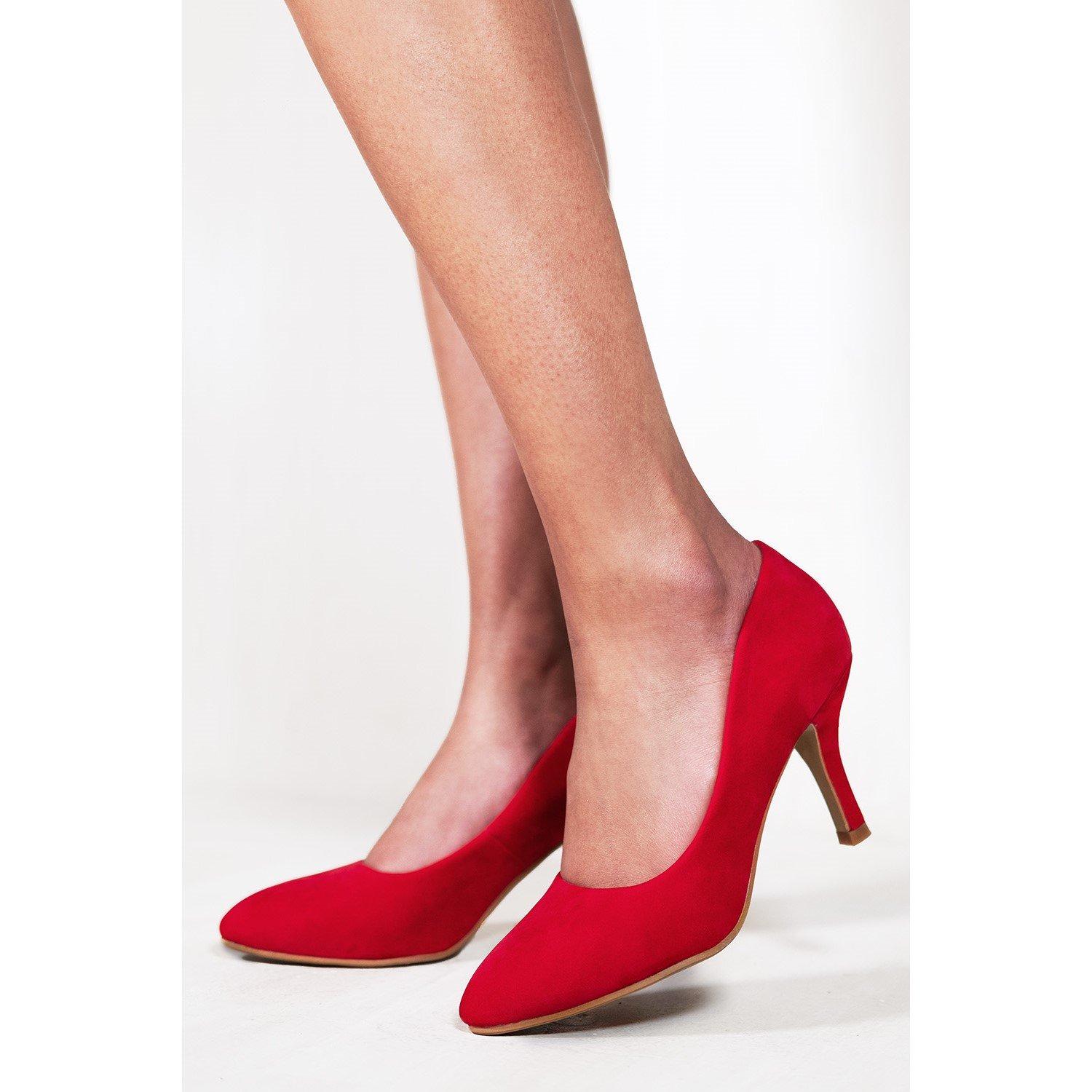 RedSuede - Wheres That From - Women's Stiletto Court Shoes - 1