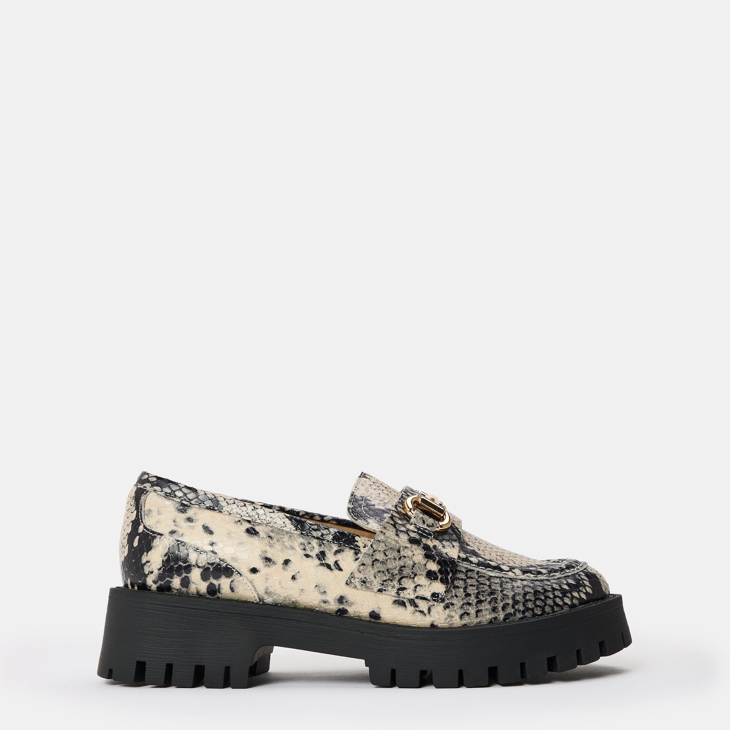 Lt. Beige Snake - Steve Madden - Women's Lando Cotton Heeled Mules - 1