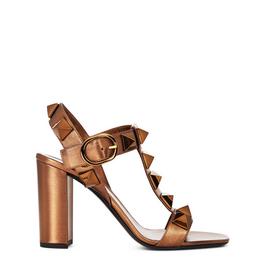 Valentino Garavani Roman Stud Calfskin 90mm Sandals