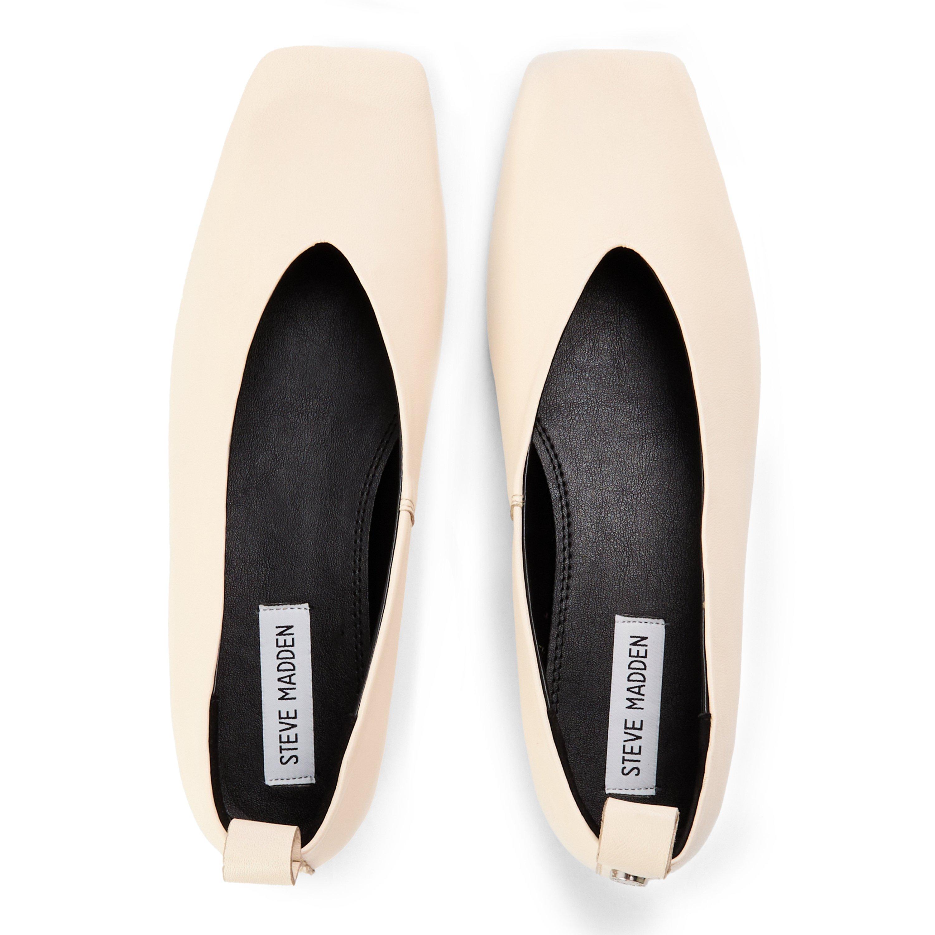 Coco Milk Lthr - Steve Madden - Women's Fosse Ballet Pumps - 5