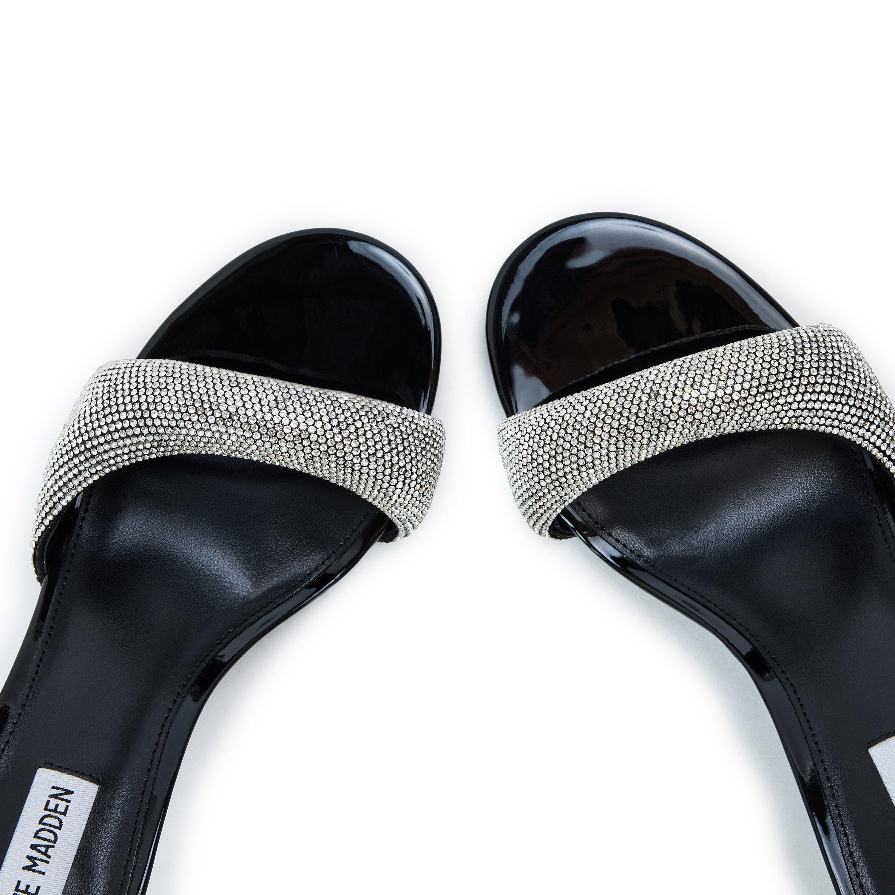 Preto/Prata - Steve Madden - Women's Sarasota R Stiletto Court Shoes - 3