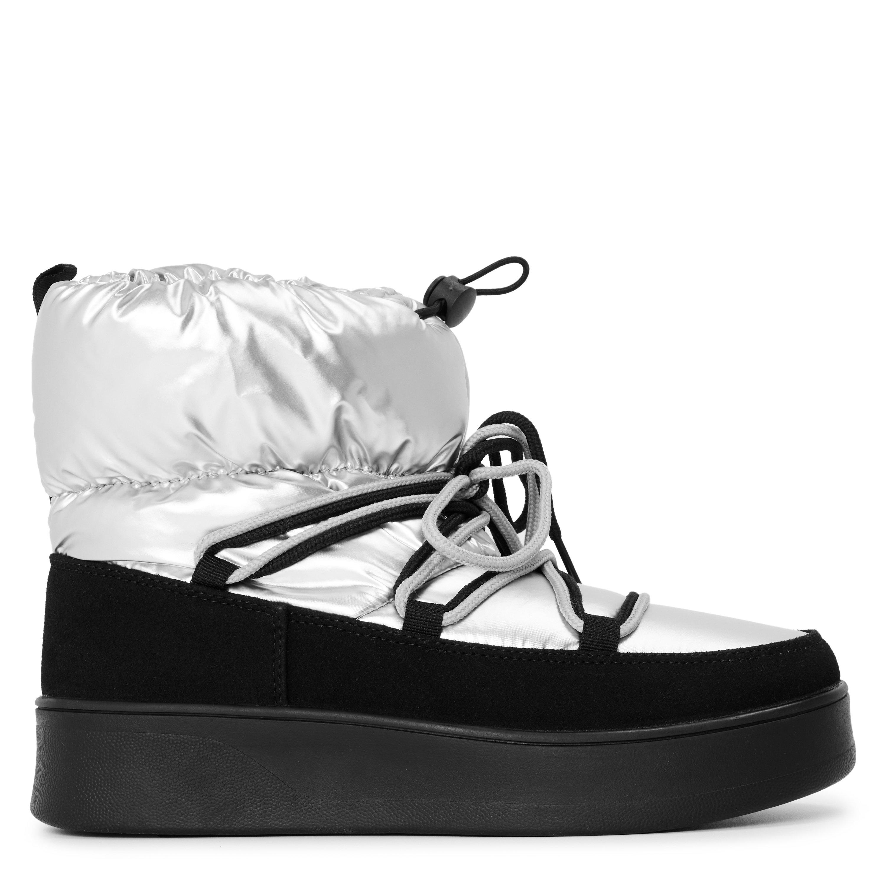 Silver - Steve Madden - Women's Zienna Block Court Shoes - 1