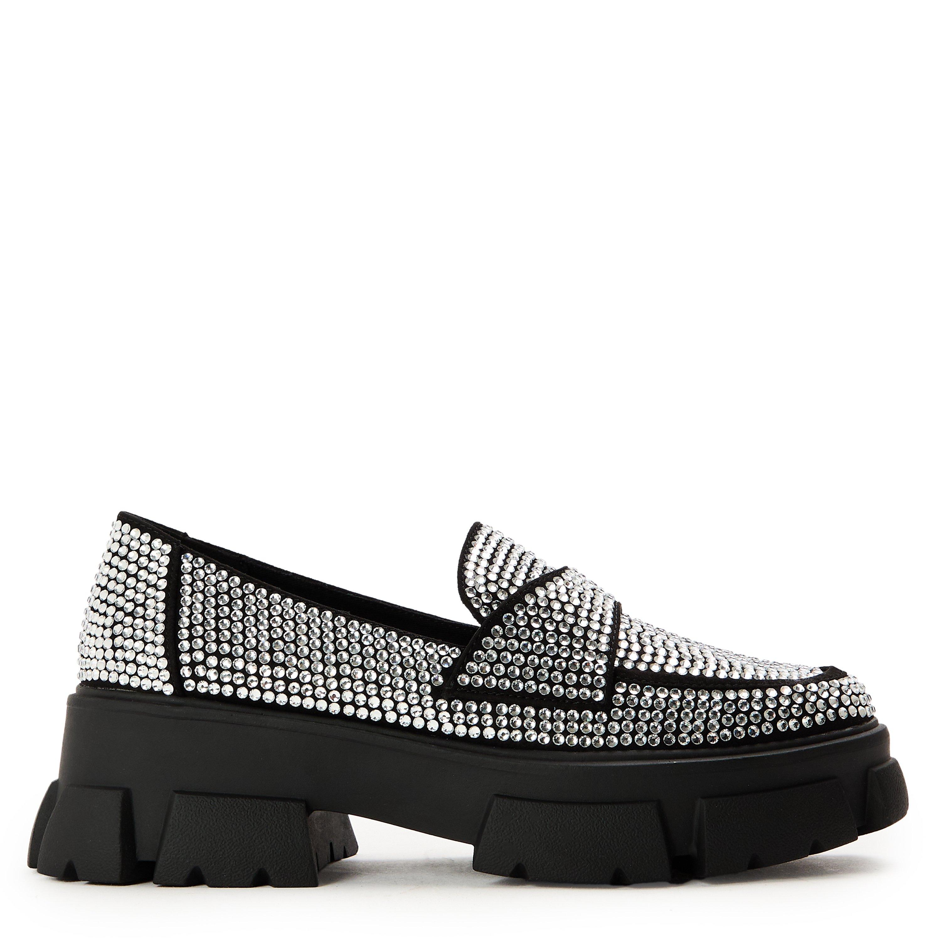 Rhinestone - Steve Madden - Women's Trifecta R Heeled Mules - 1
