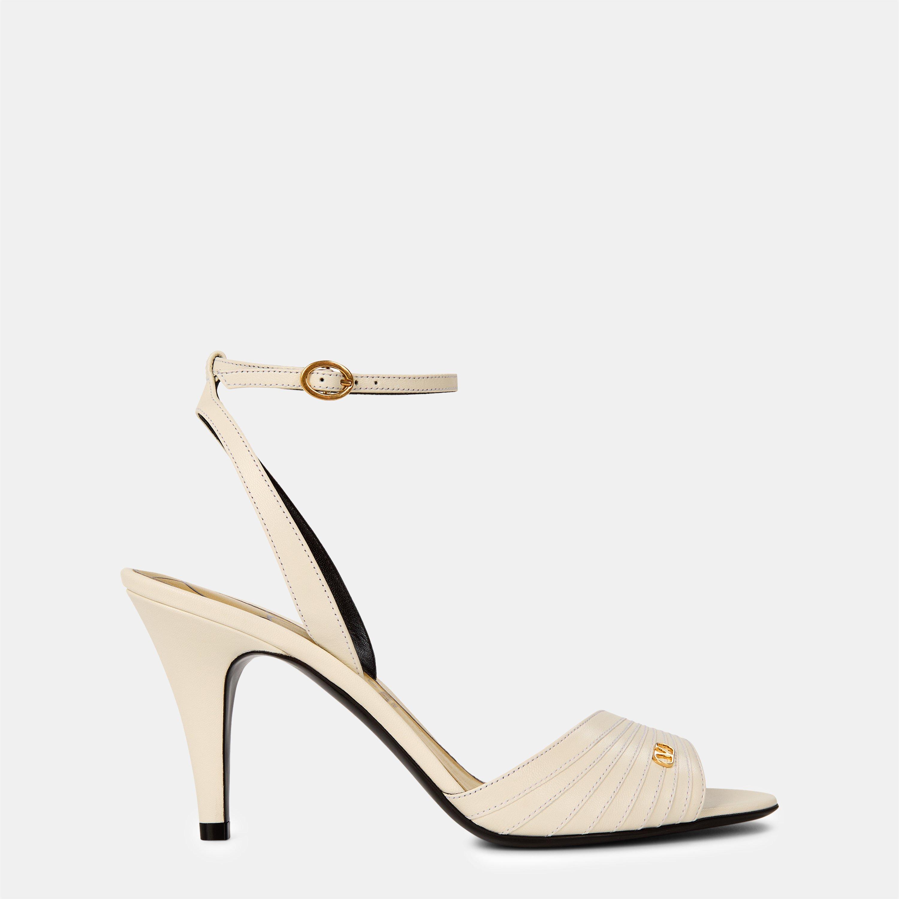 Ladycrush Laminated Nappa Sandals