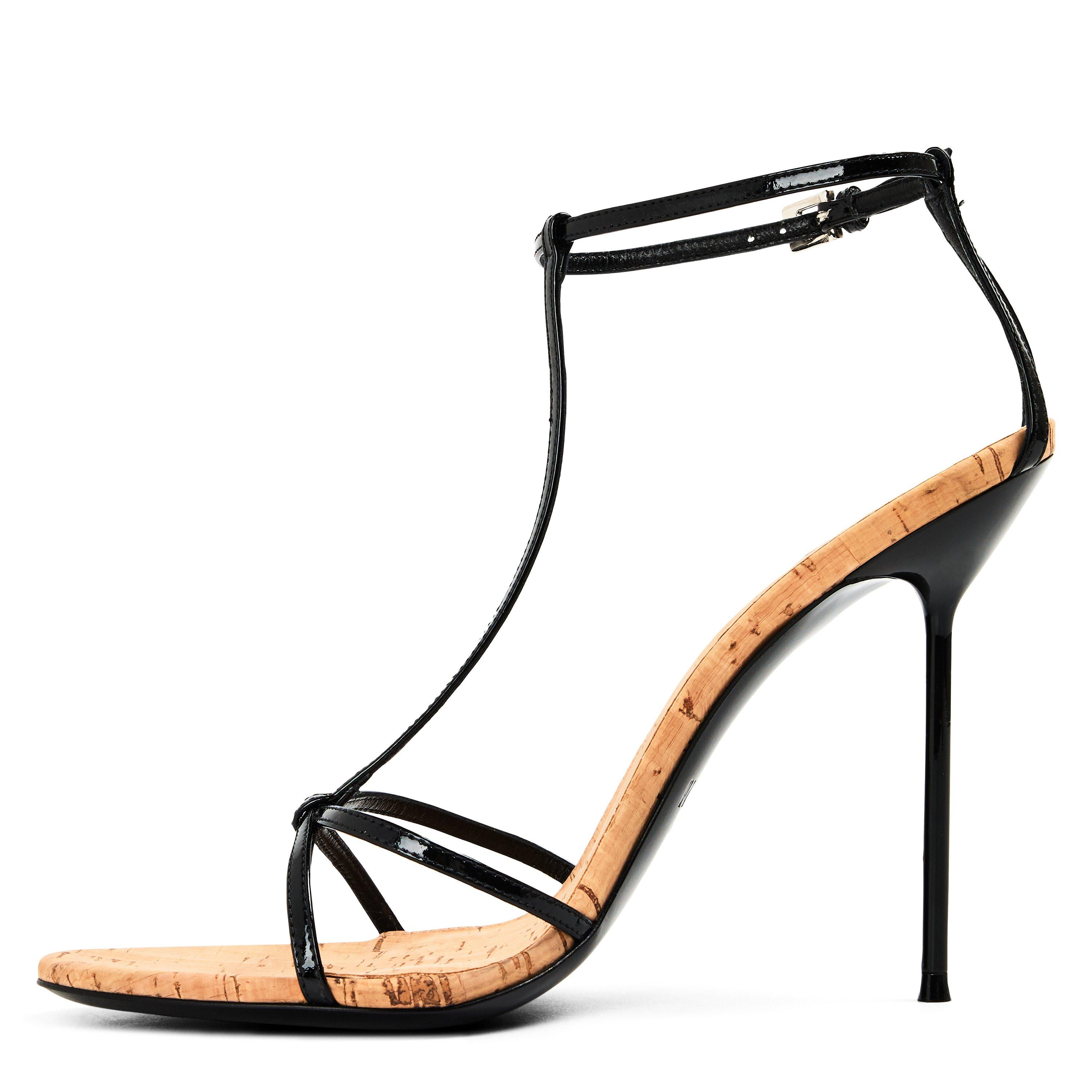 Black Naturale - Paris Texas - Women's Heeled Sandals - 2