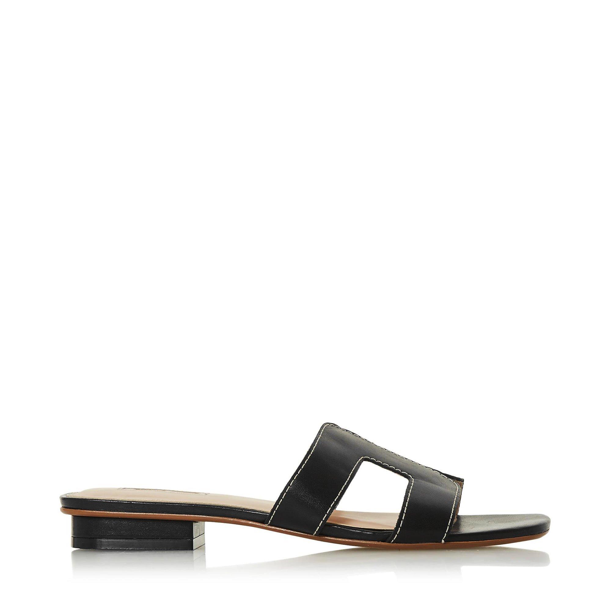 Black 484 - Dune London - Loupe Sandals - 2