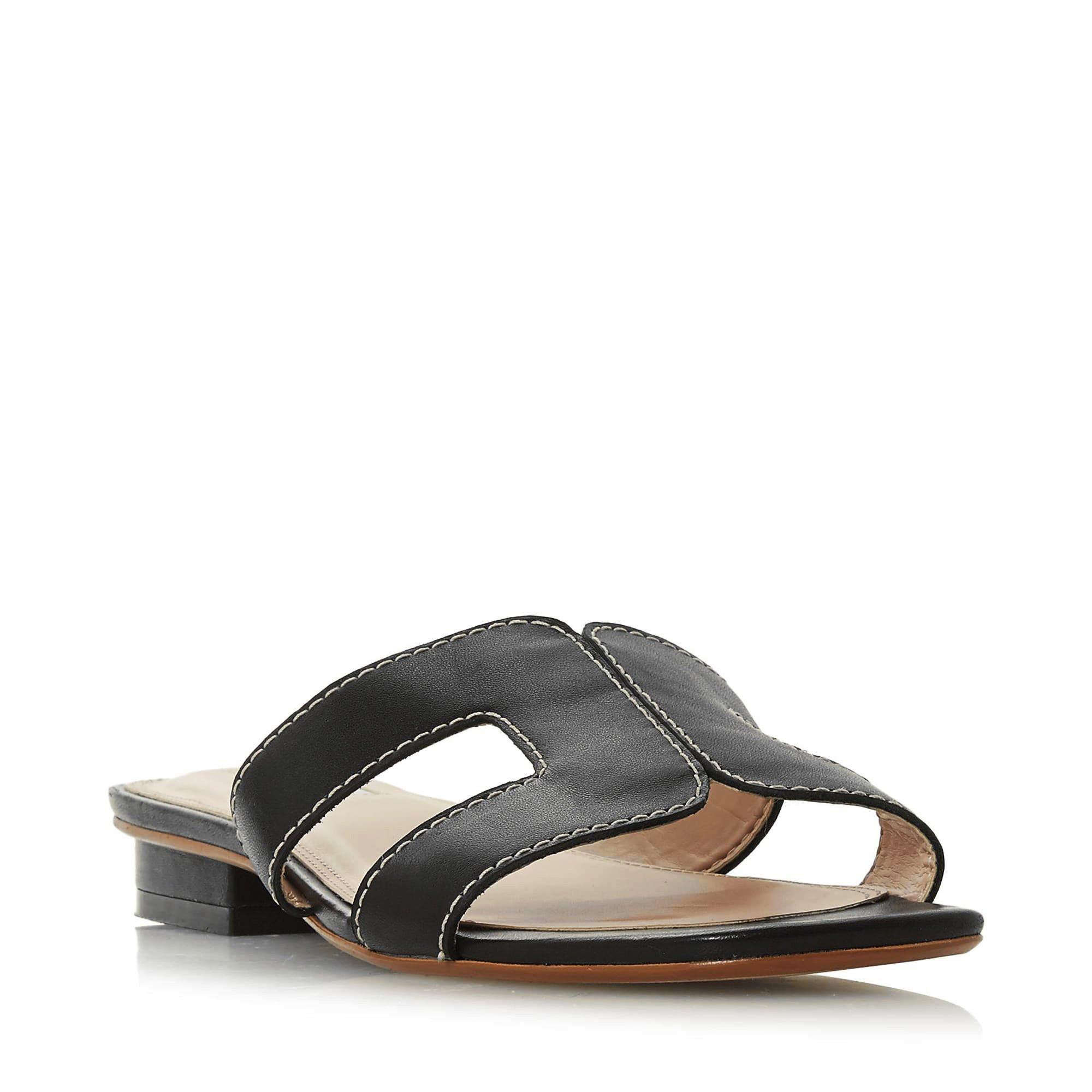 Black 484 - Dune London - Loupe Sandals - 3