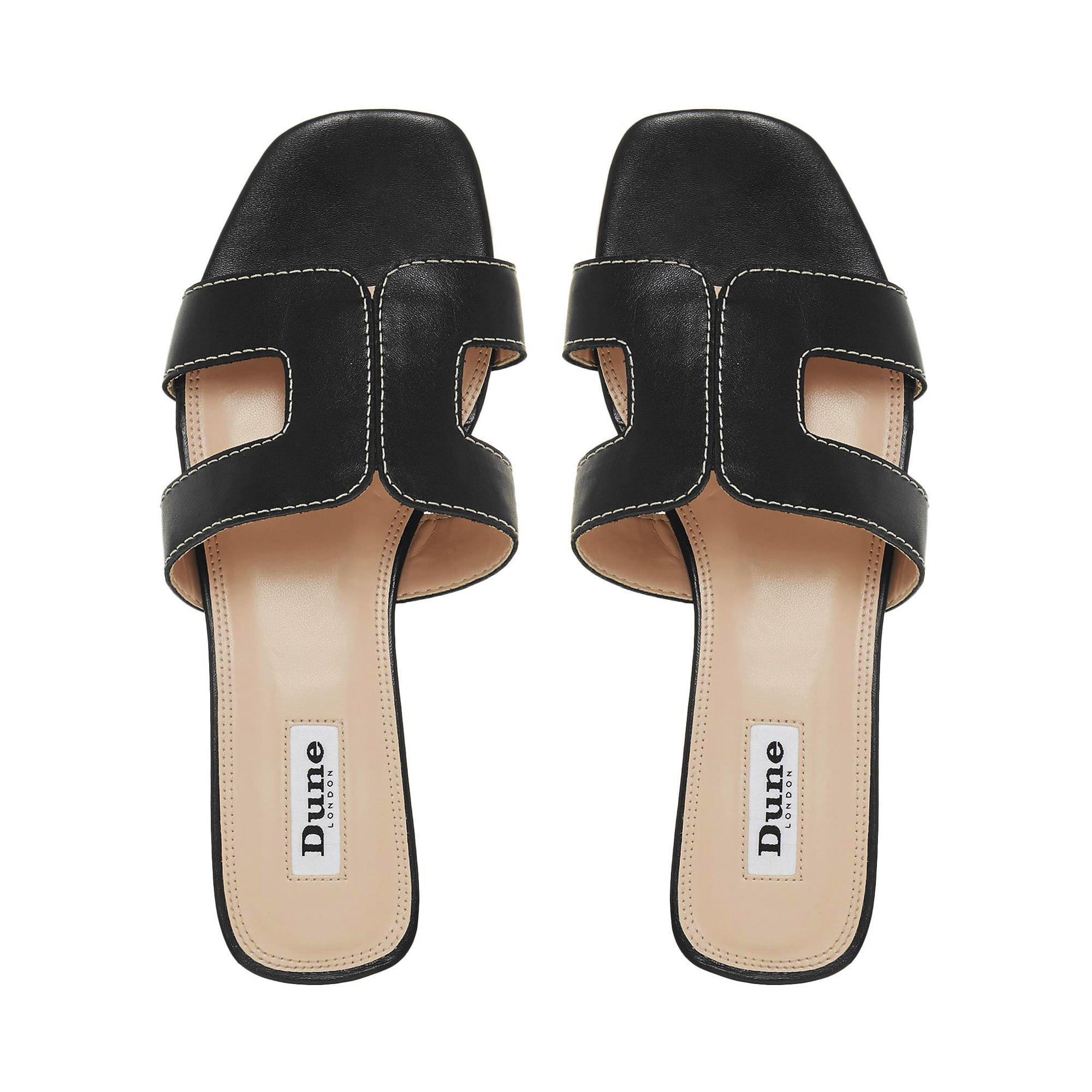 Black 484 - Dune London - Loupe Sandals - 5