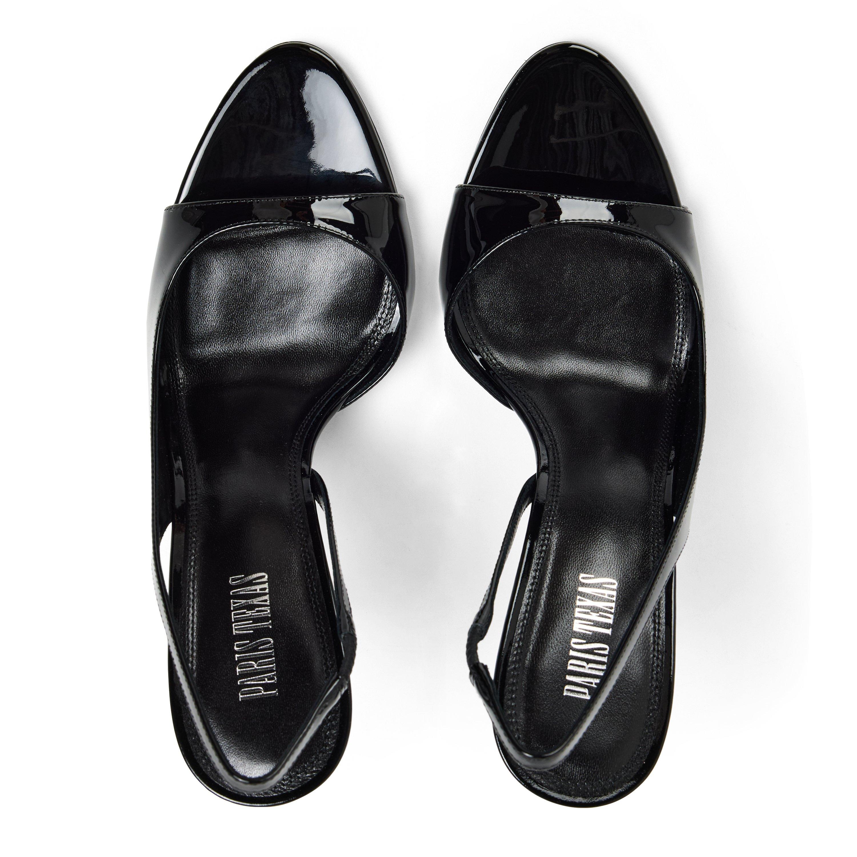 Patent Black - Paris Texas - Women's Slingbacks - 4