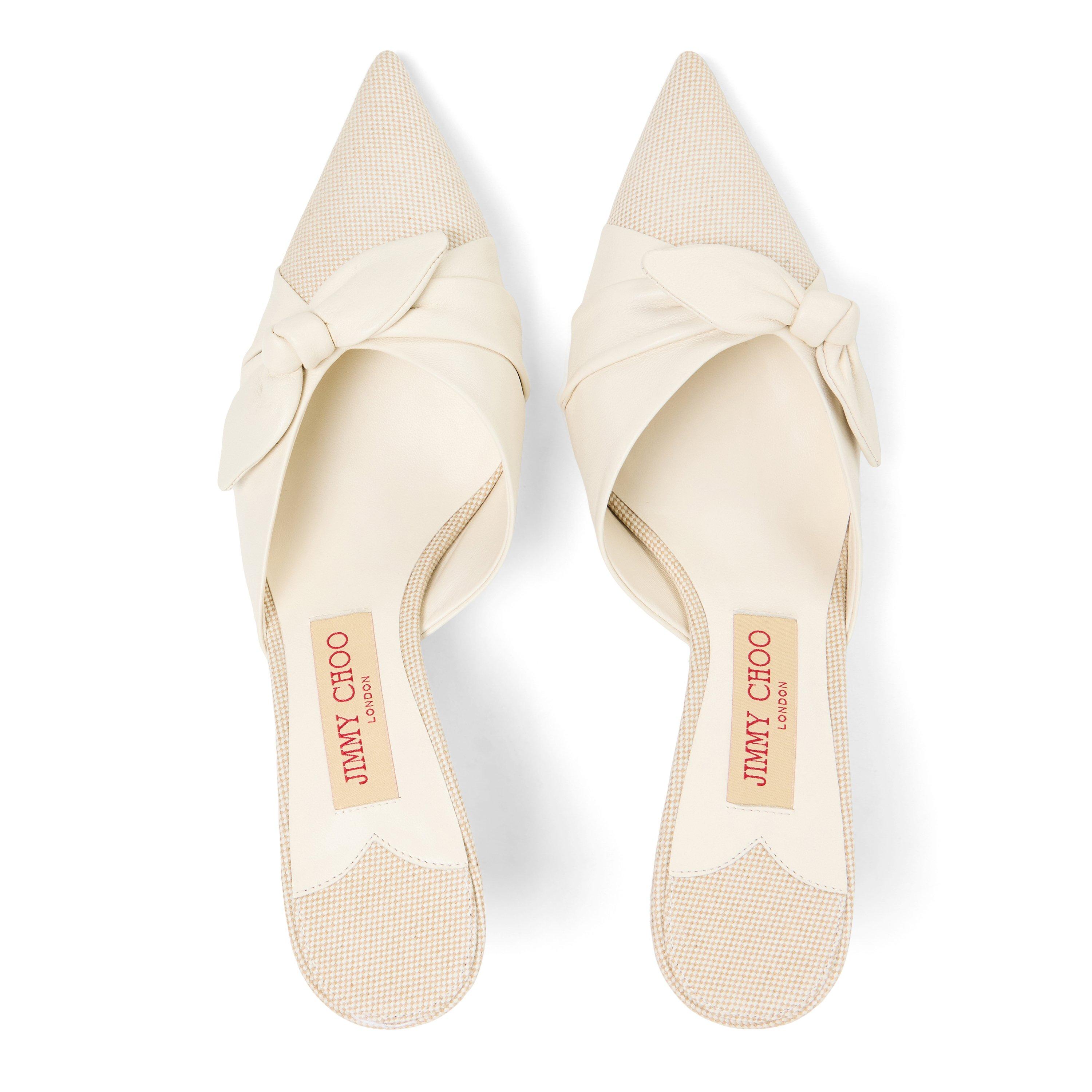 Almond Mix - Jimmy Choo - Women's Heeled Mules - 4