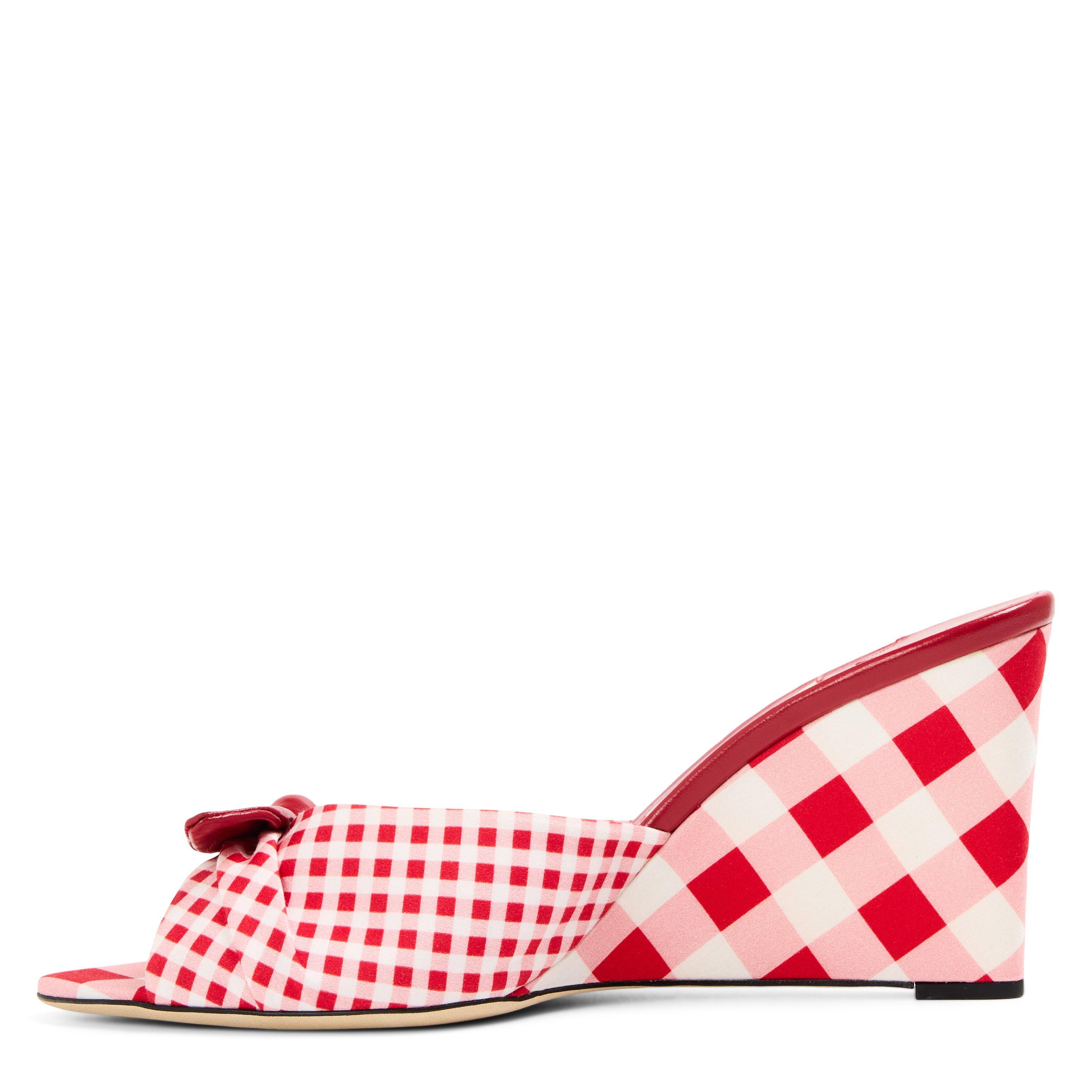 Ruby Red Mix - Jimmy Choo - Women's Wedge Sandals - 2