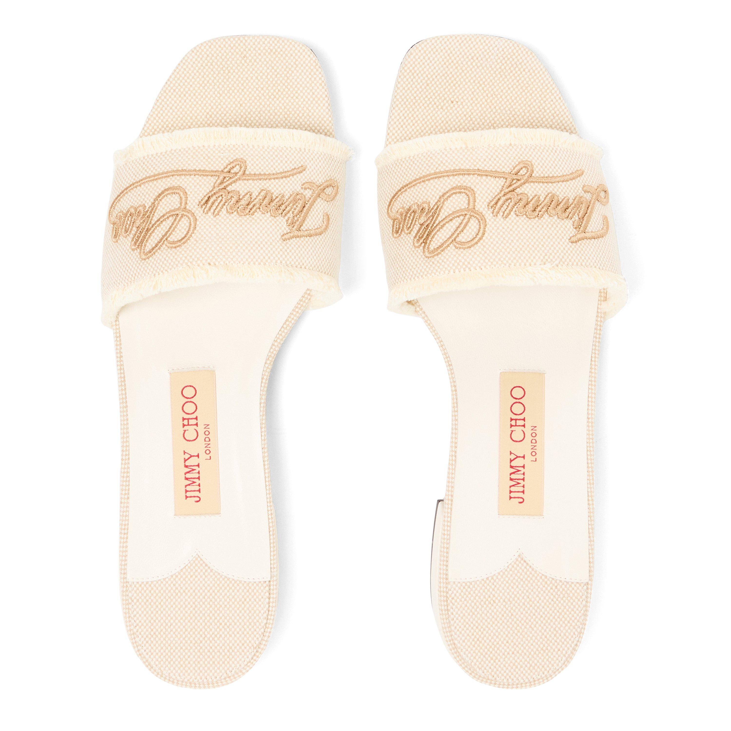 Almond Mix - Jimmy Choo - Women's Flat Sandal - 5