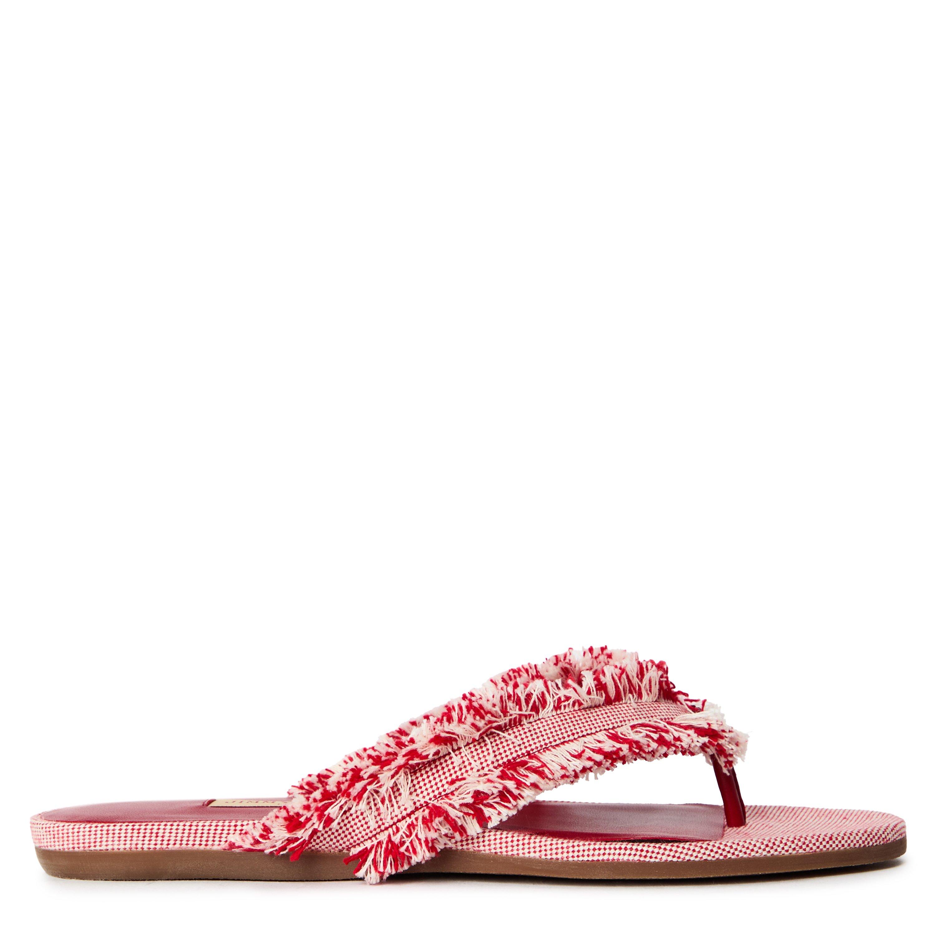Ruby Red Mix - Jimmy Choo - Women's Flat Sandals - 1