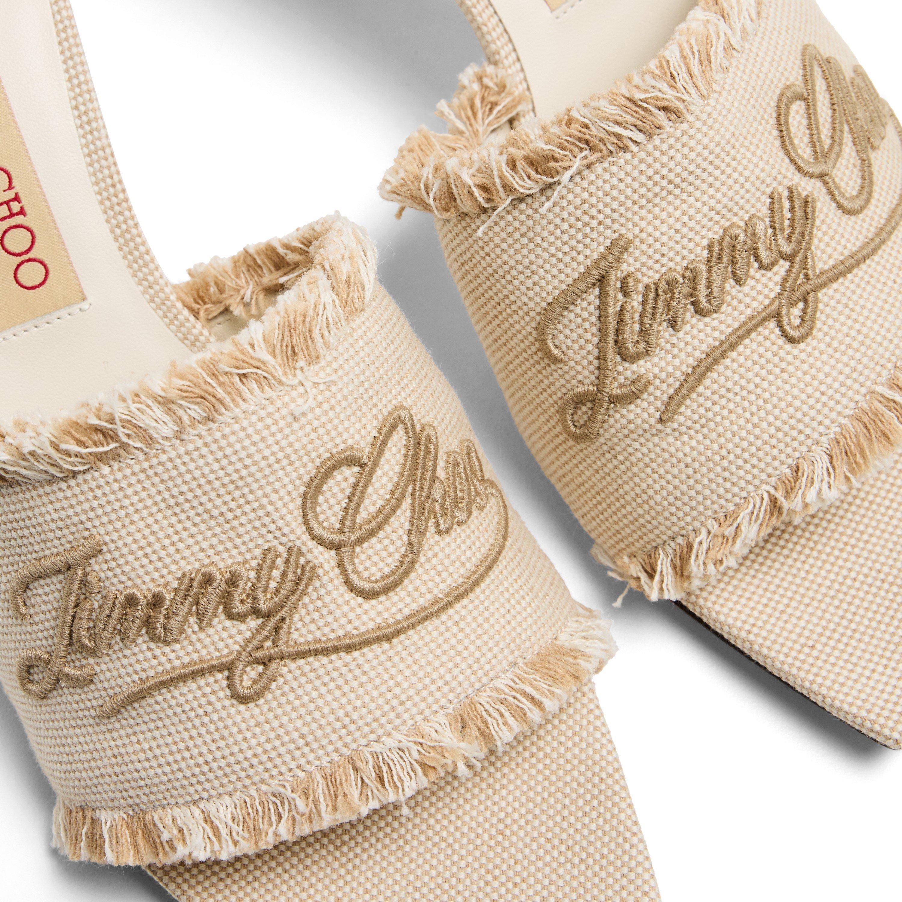 Almond/Latte - Jimmy Choo - Women's Heeled Mules - 3