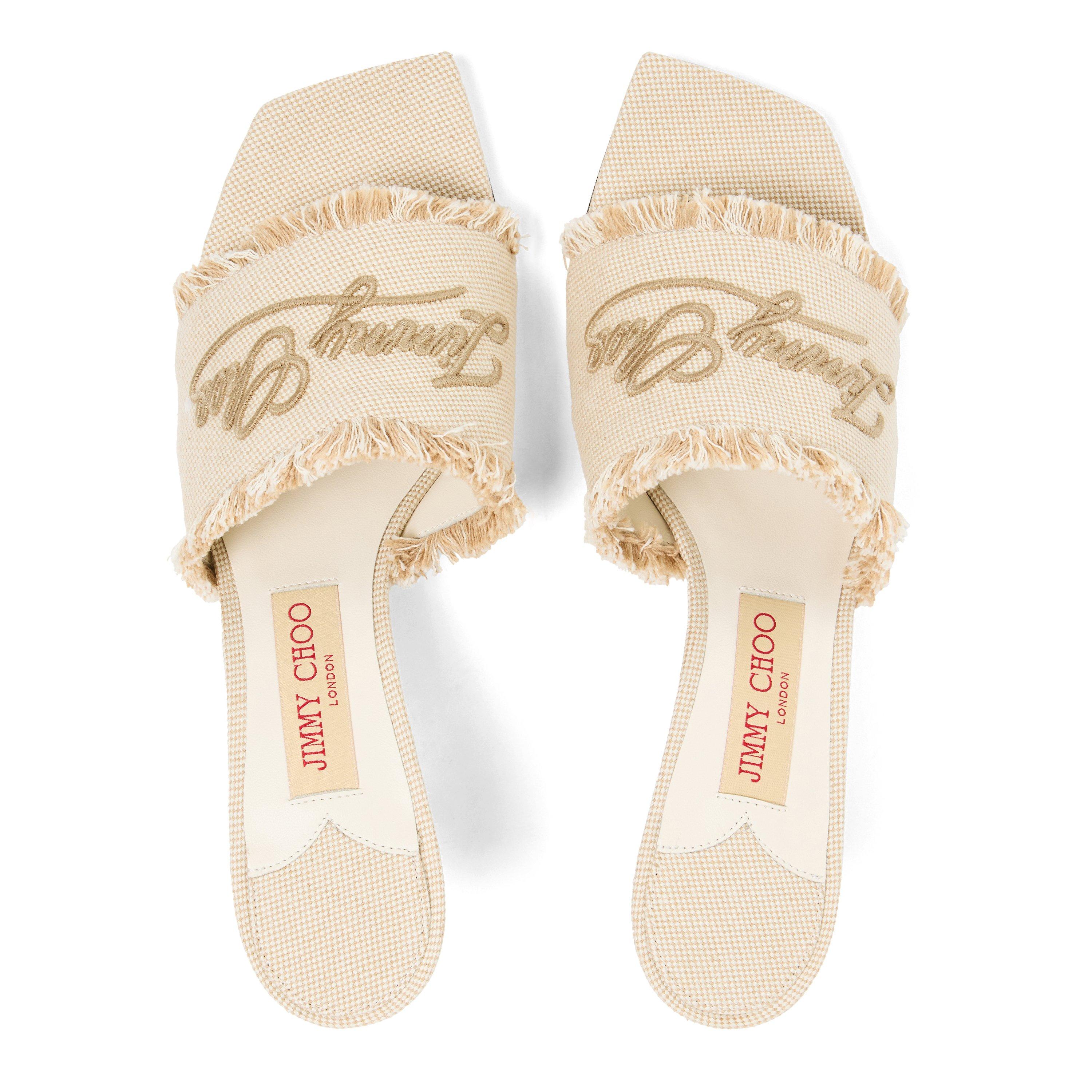 Almond/Latte - Jimmy Choo - Women's Heeled Mules - 4