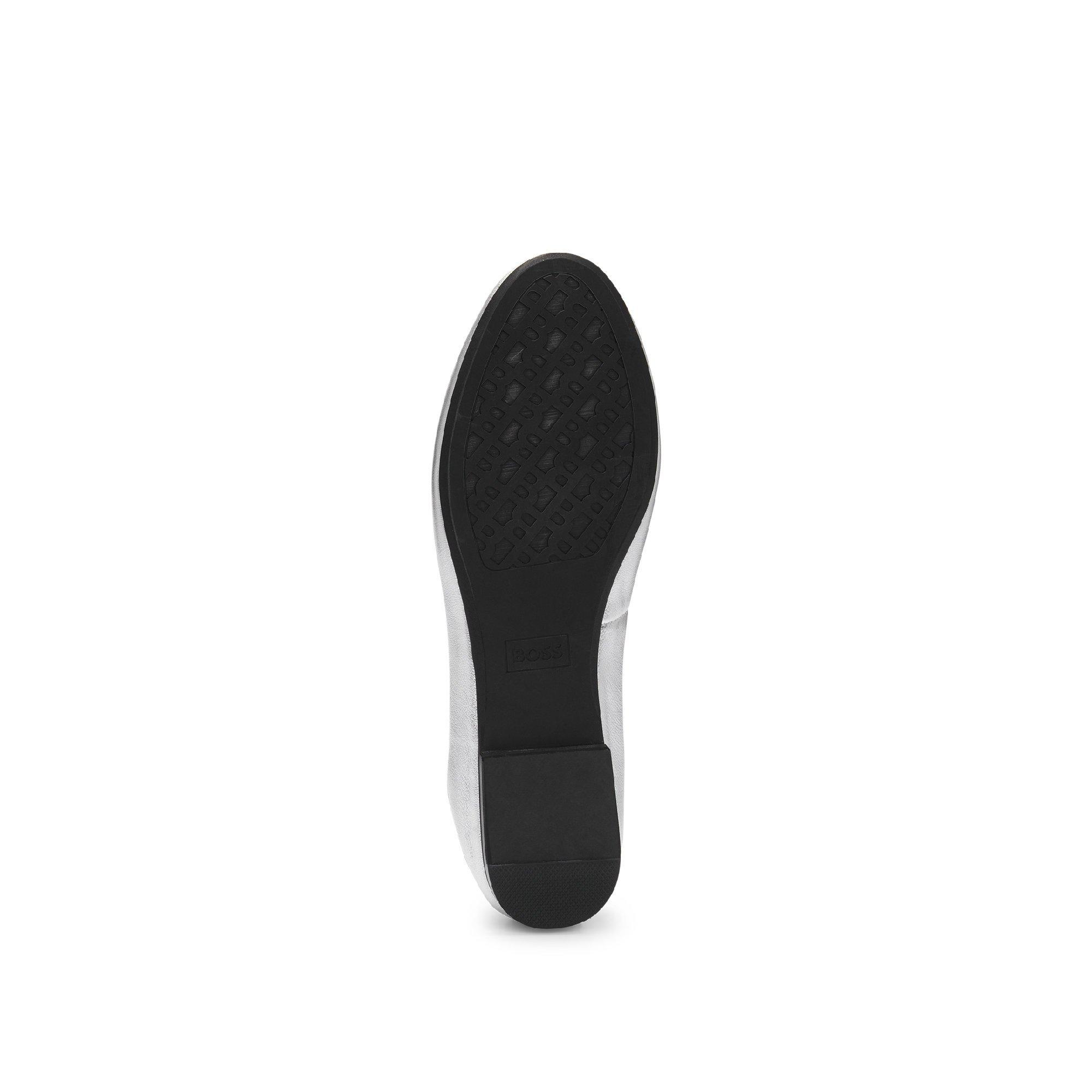 Silver - Boss - Dasy Ballerina Lmnbb 10266677 Slider Slippers Womens - 4