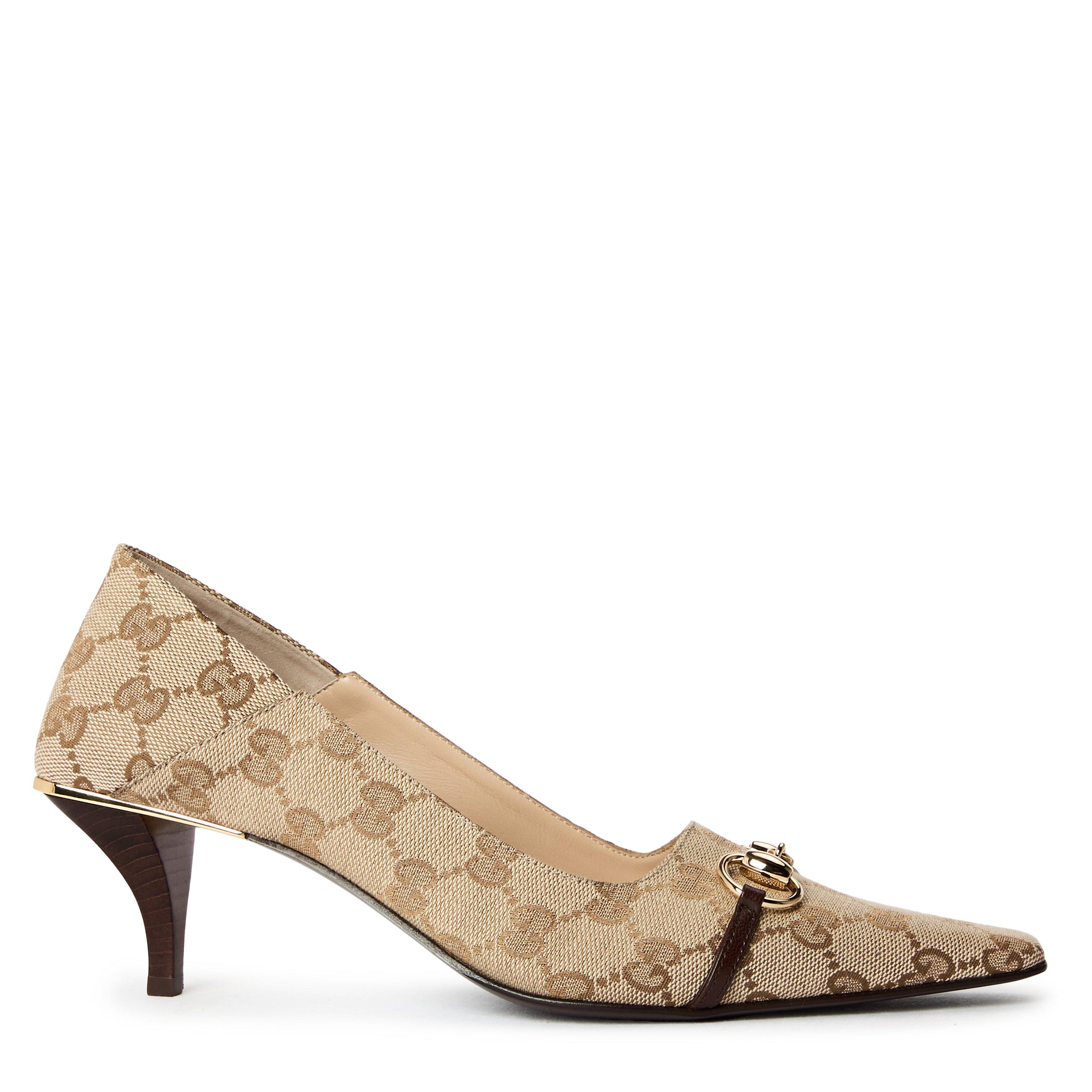 Gucci Women's Stiletto Court Shoes - Vintage Sand - Size 5 (38)