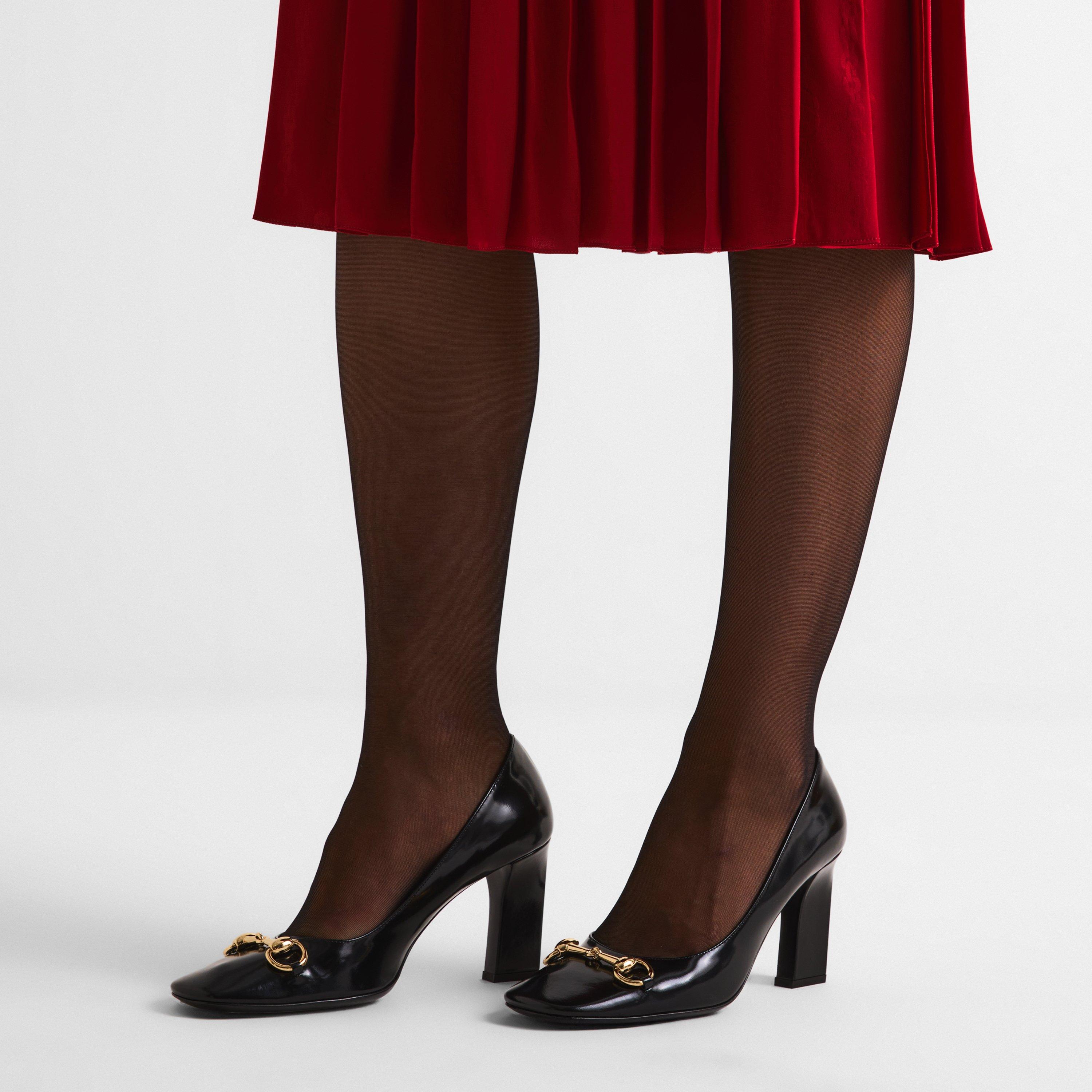 Nero - Gucci - Women's Block Court Shoes - 3