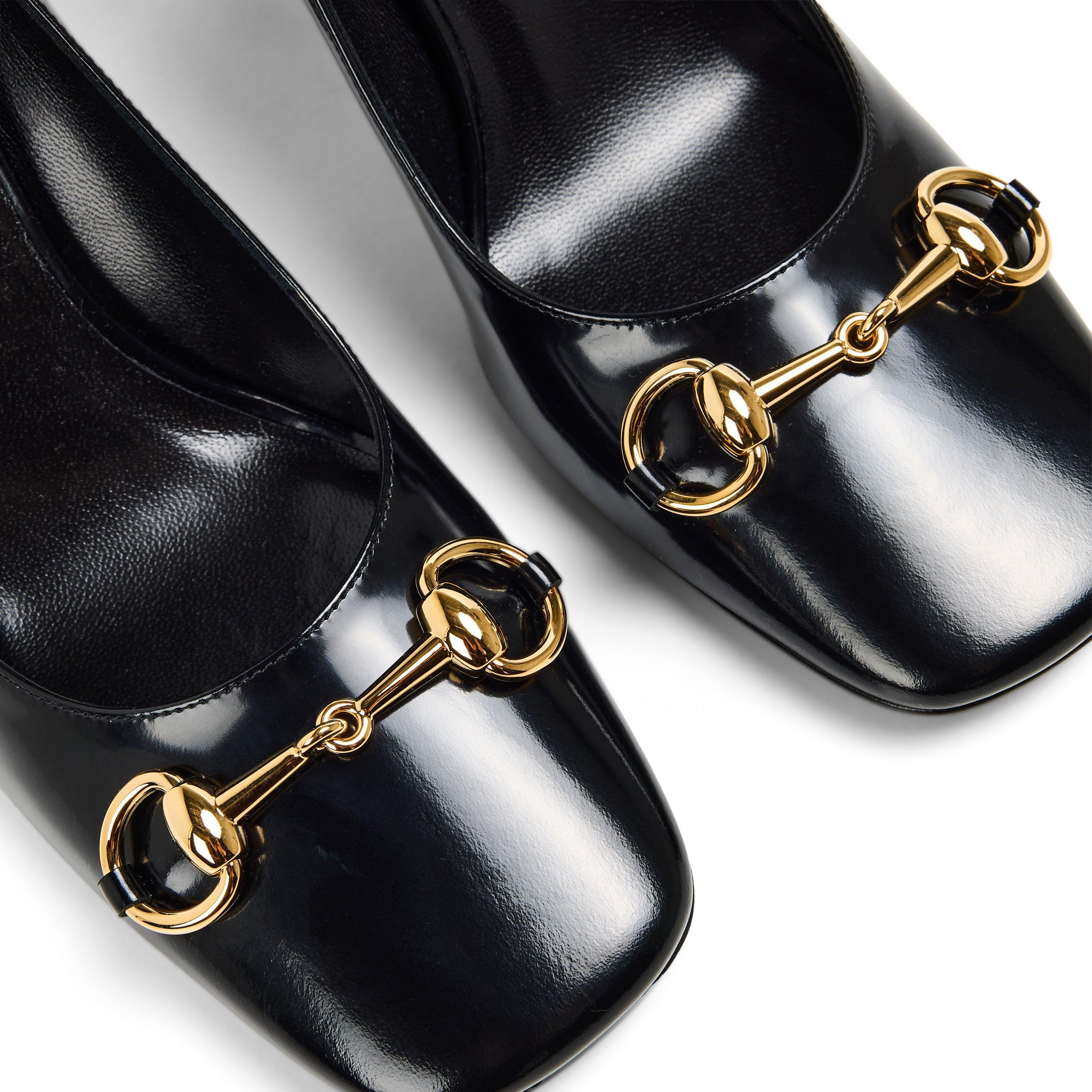 Nero - Gucci - Women's Block Court Shoes - 3