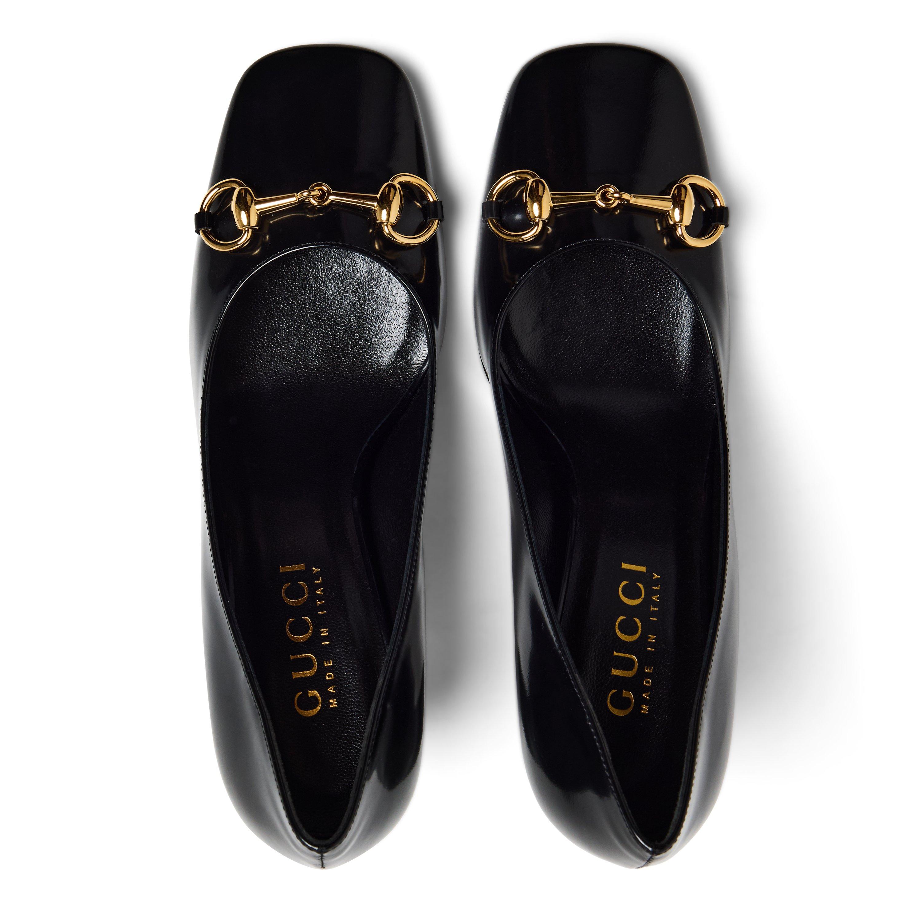 Nero - Gucci - Women's Block Court Shoes - 4