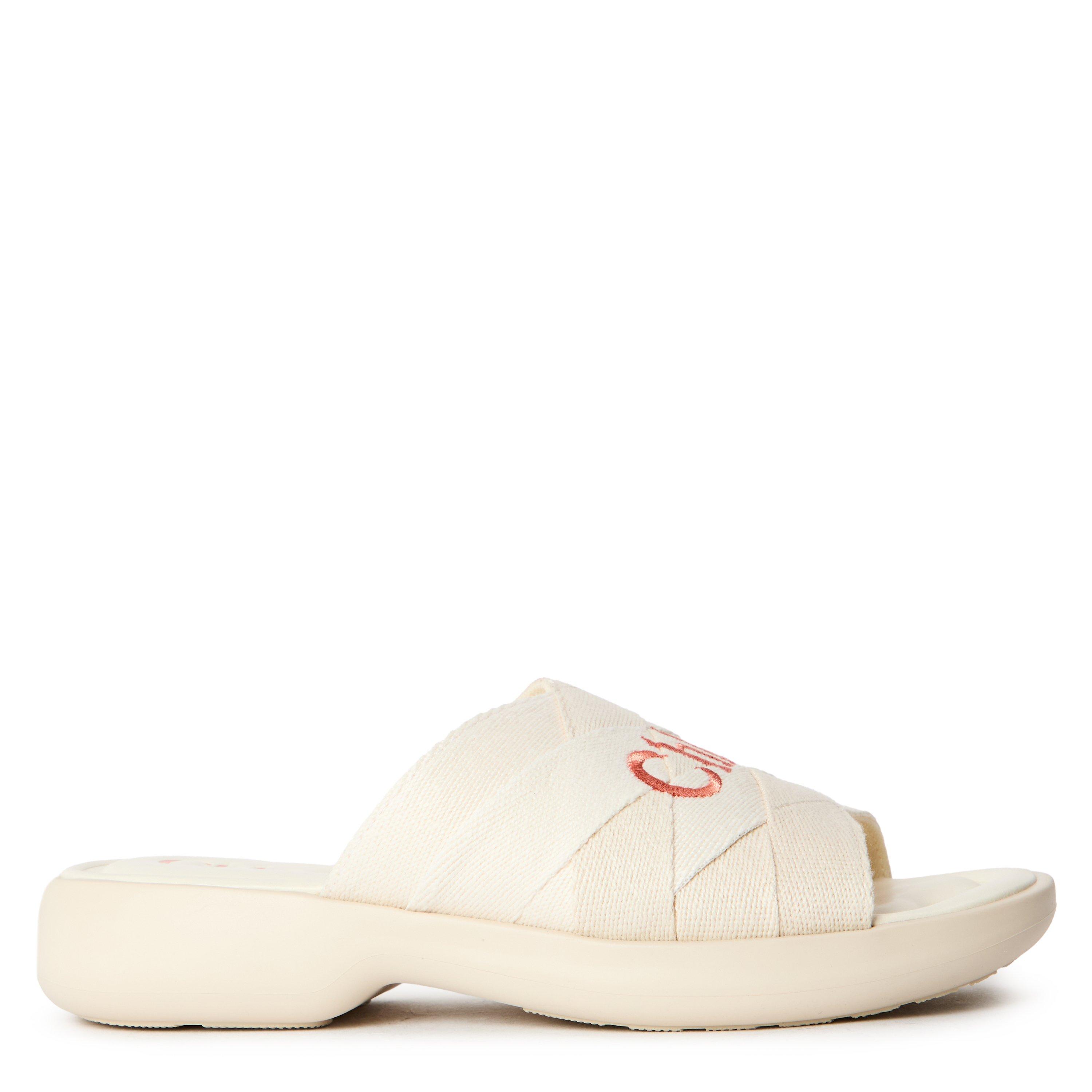 Soft Ivory - Chloe - Women's Flat Sandal - 1