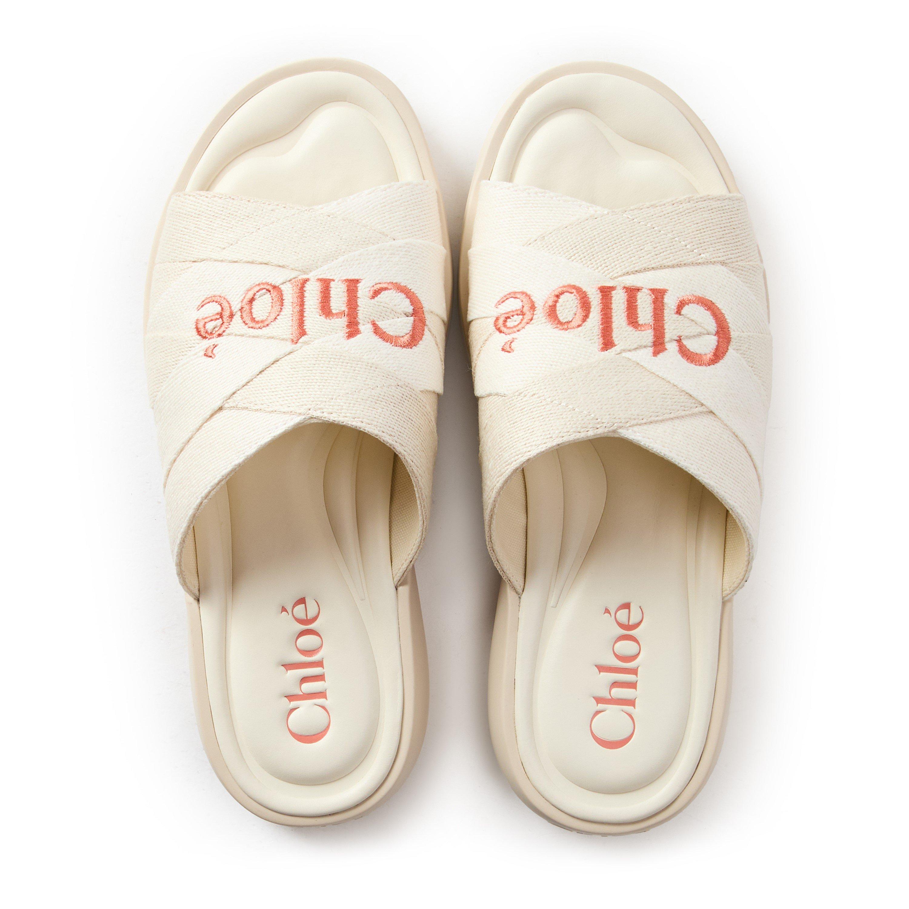 Soft Ivory - Chloe - Women's Flat Sandal - 4