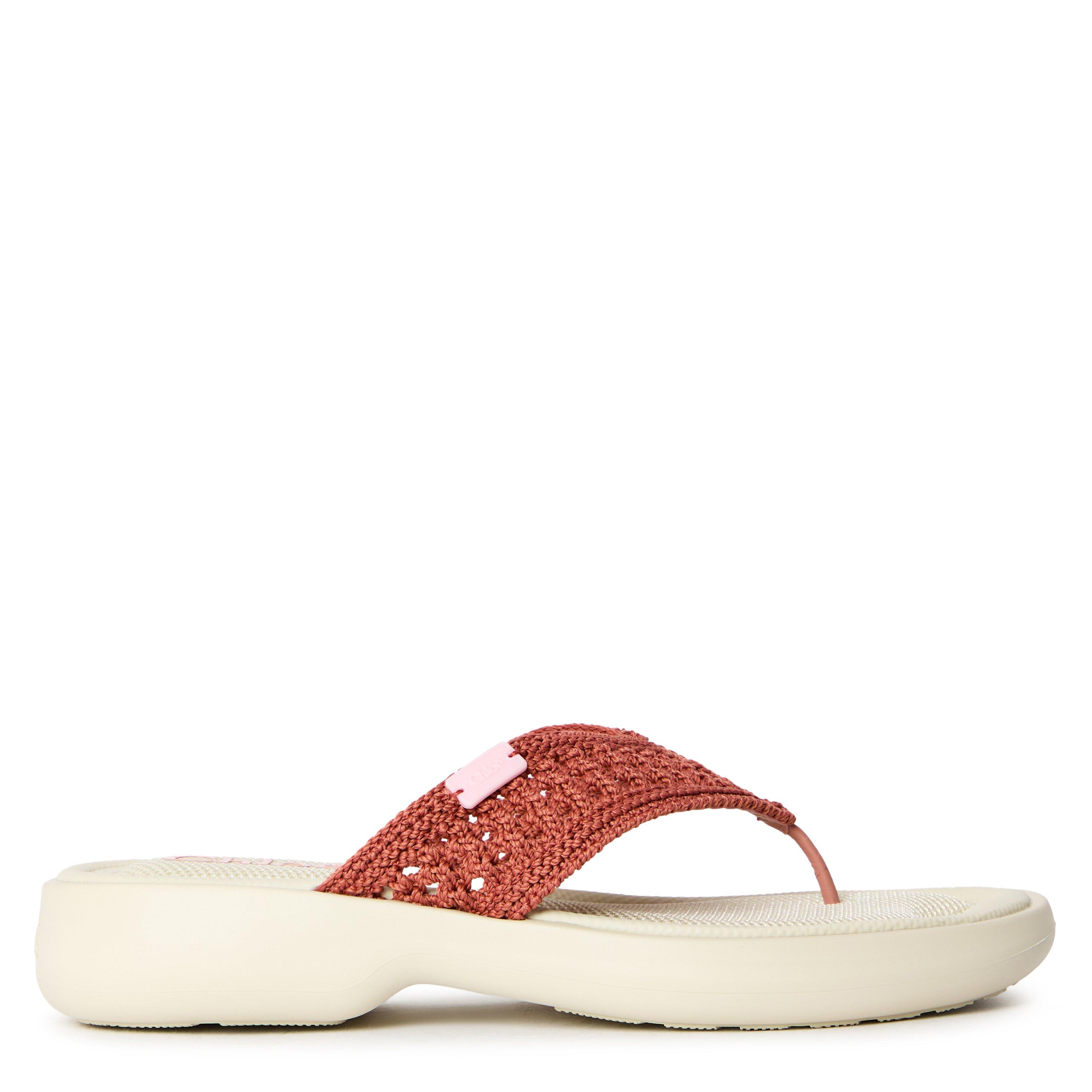 Chloe Women's Flat Sandals - Woodrose - Size 7 (40)