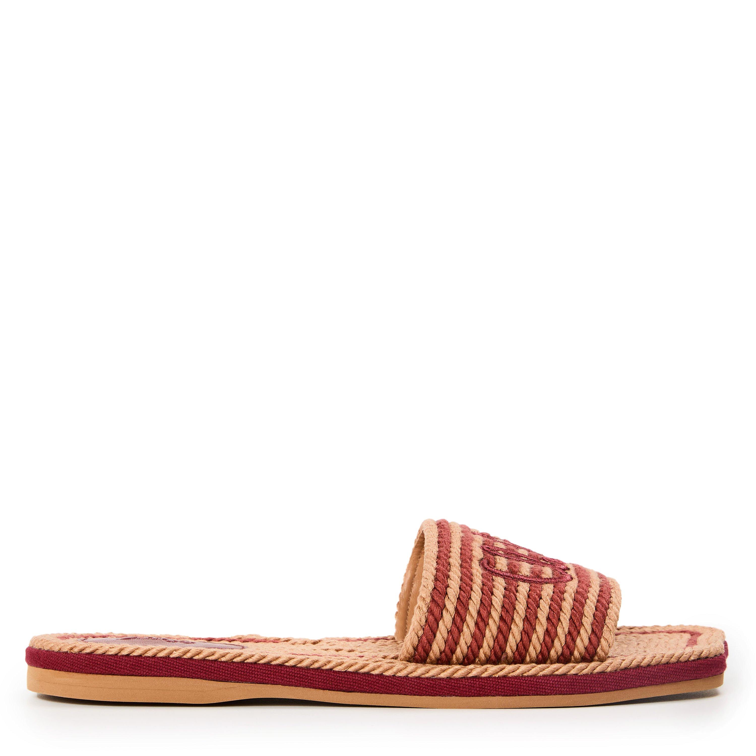 Chloe Women's Flat Sandals - Woodrose - Size 5 (38)