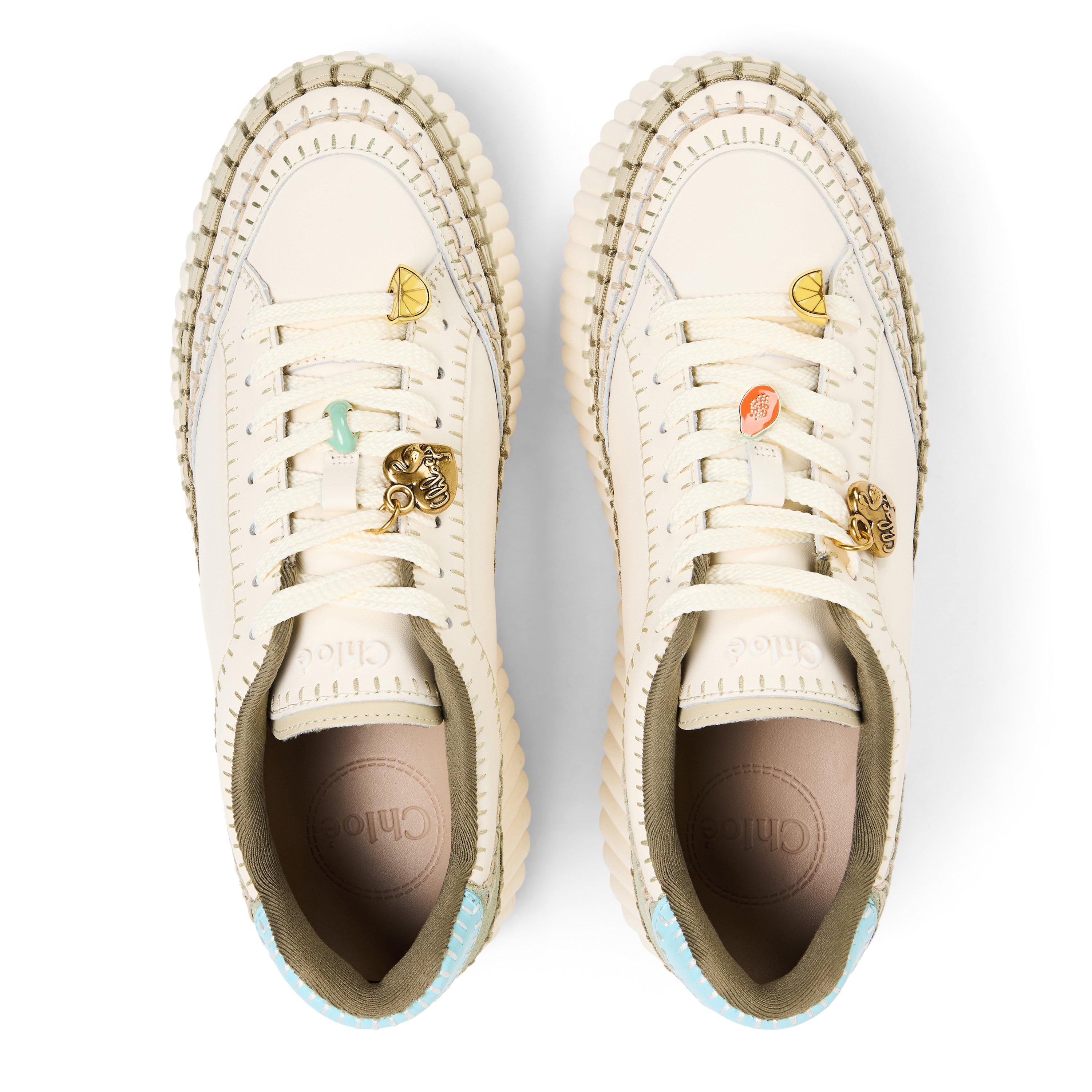 Aqua Green - Chloe - Women's Platform Trainers - 4