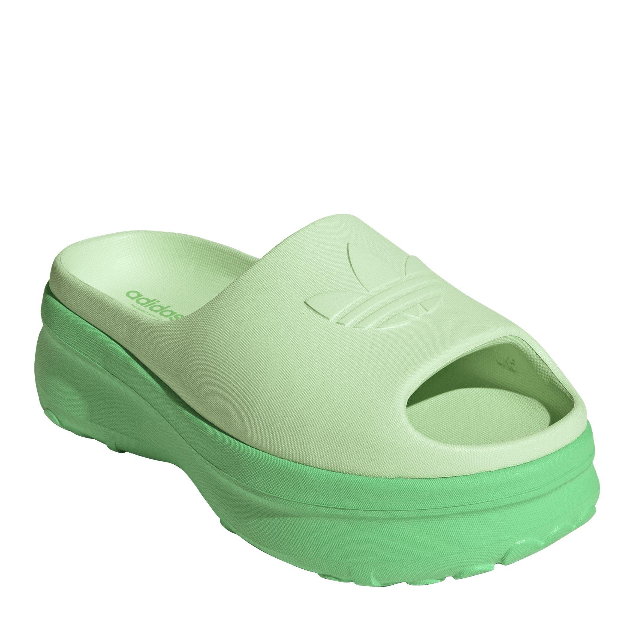 Energy Green - adidas Originals - Women's Stan Slide Slippers - 3