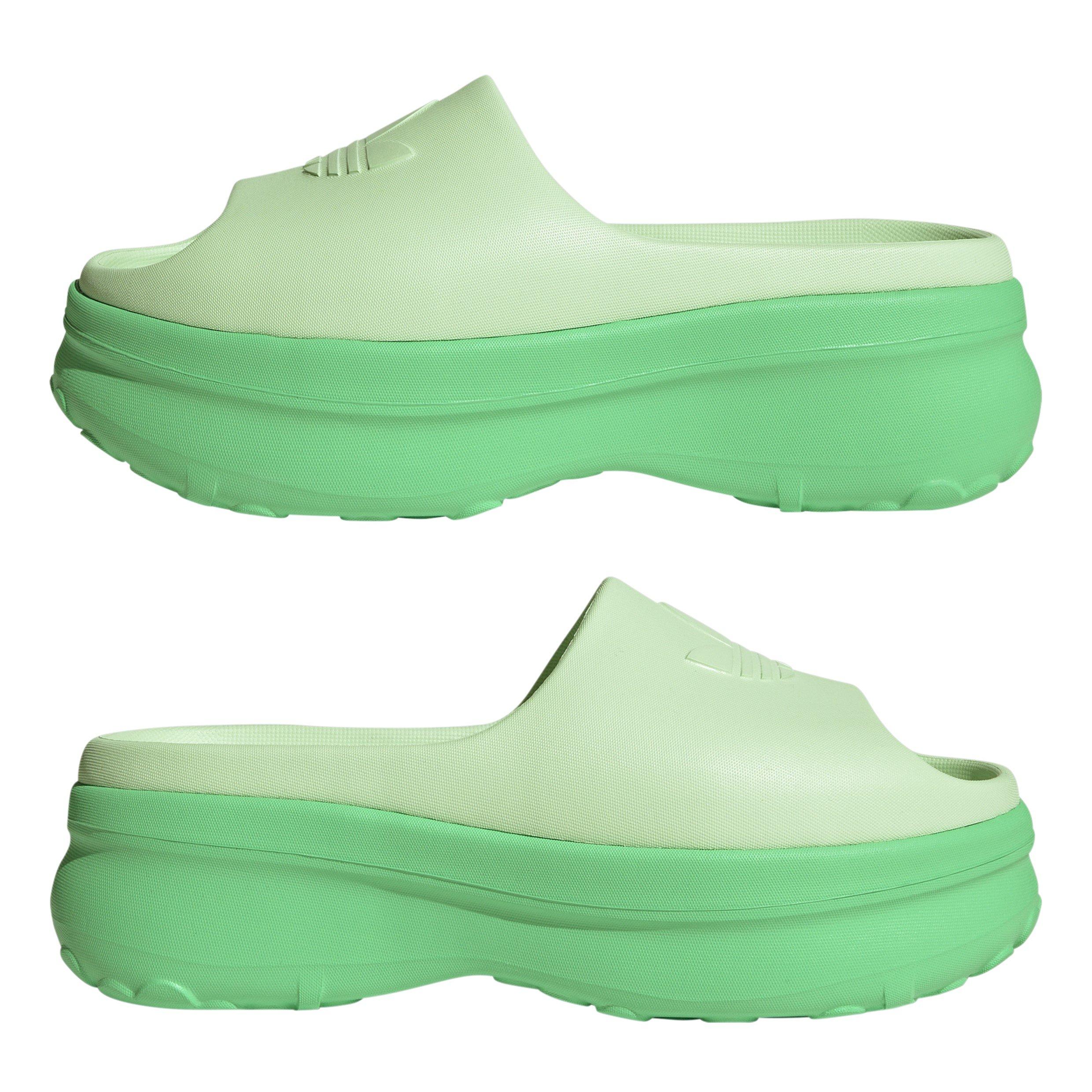 Energy Green - adidas Originals - Women's Stan Slide Slippers - 9