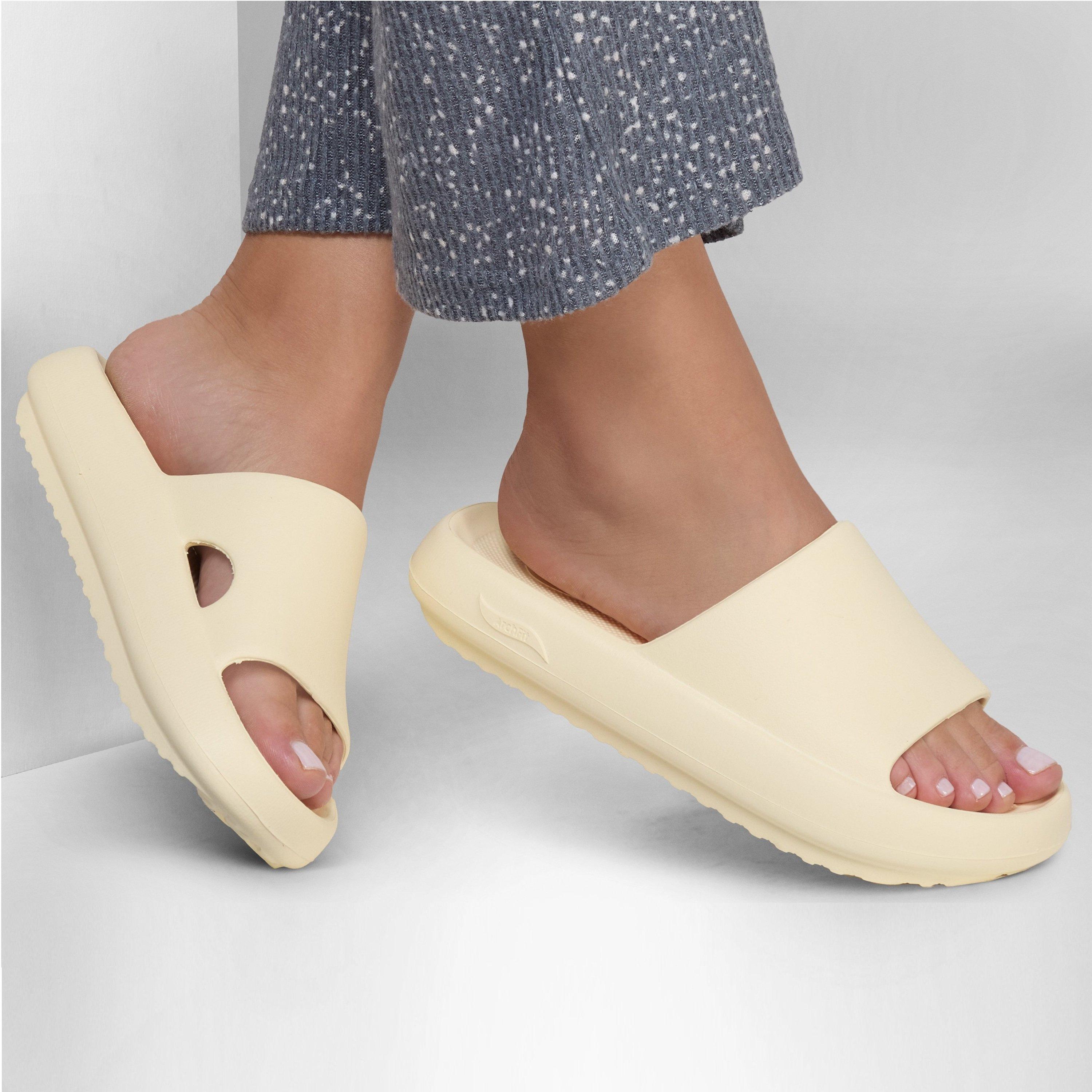 Multi - Skechers - Arch Fit Horizon Slider Slippers Womens - 3
