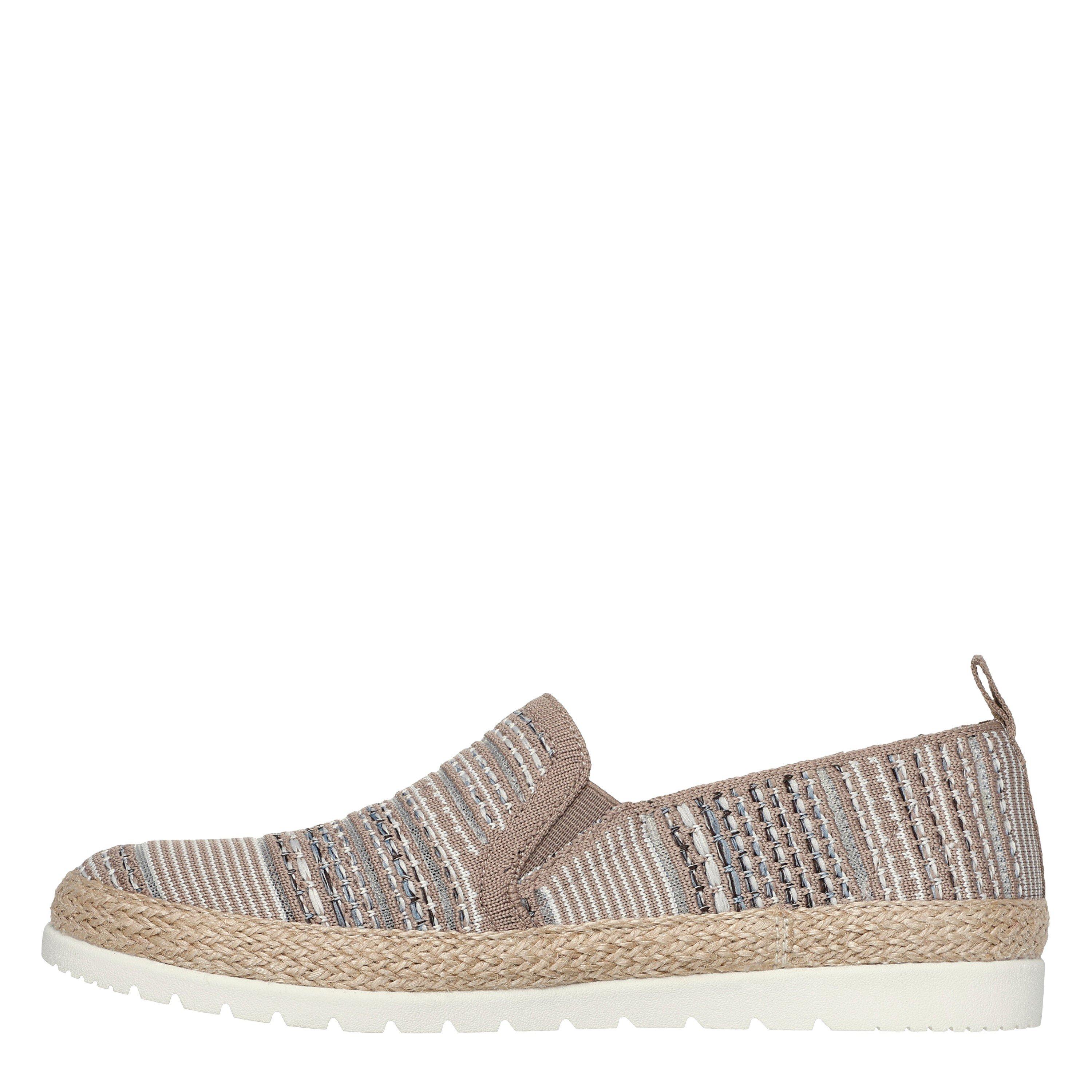 Multi - Skechers - Engineered Woven Twin Gore Slip On Espadrilles Womens - 2