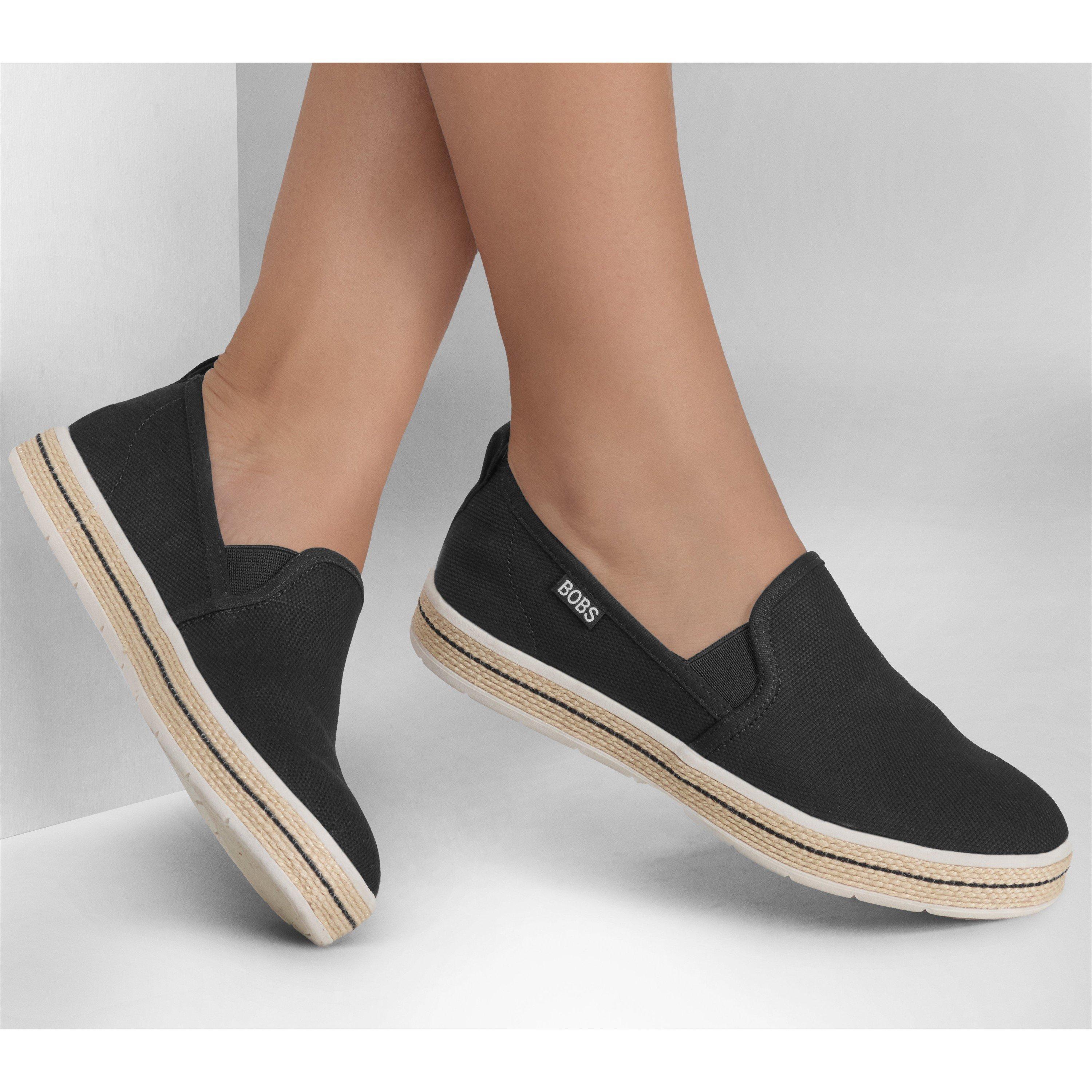 Black - Skechers - Women's Espadrilles - 3