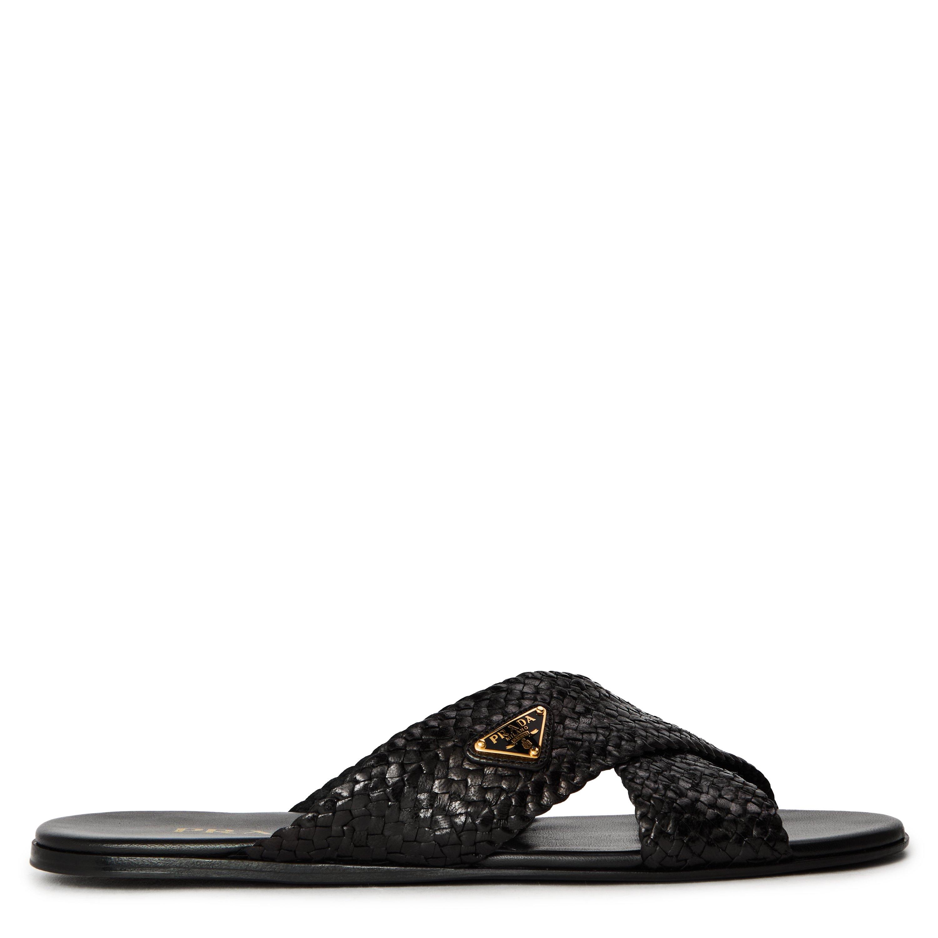 Nero - Prada - Women's Flat Sandals - 1