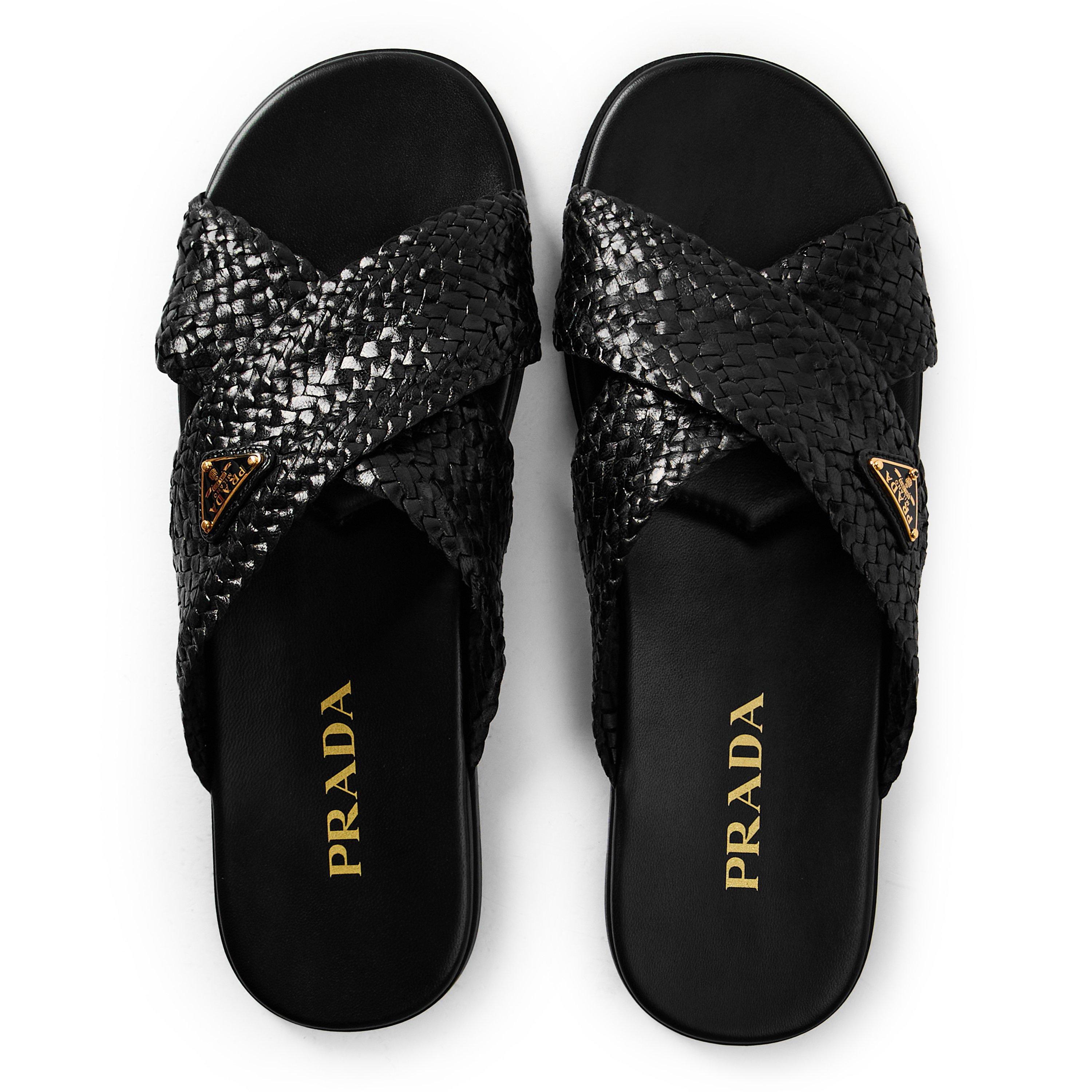 Nero - Prada - Women's Flat Sandals - 4