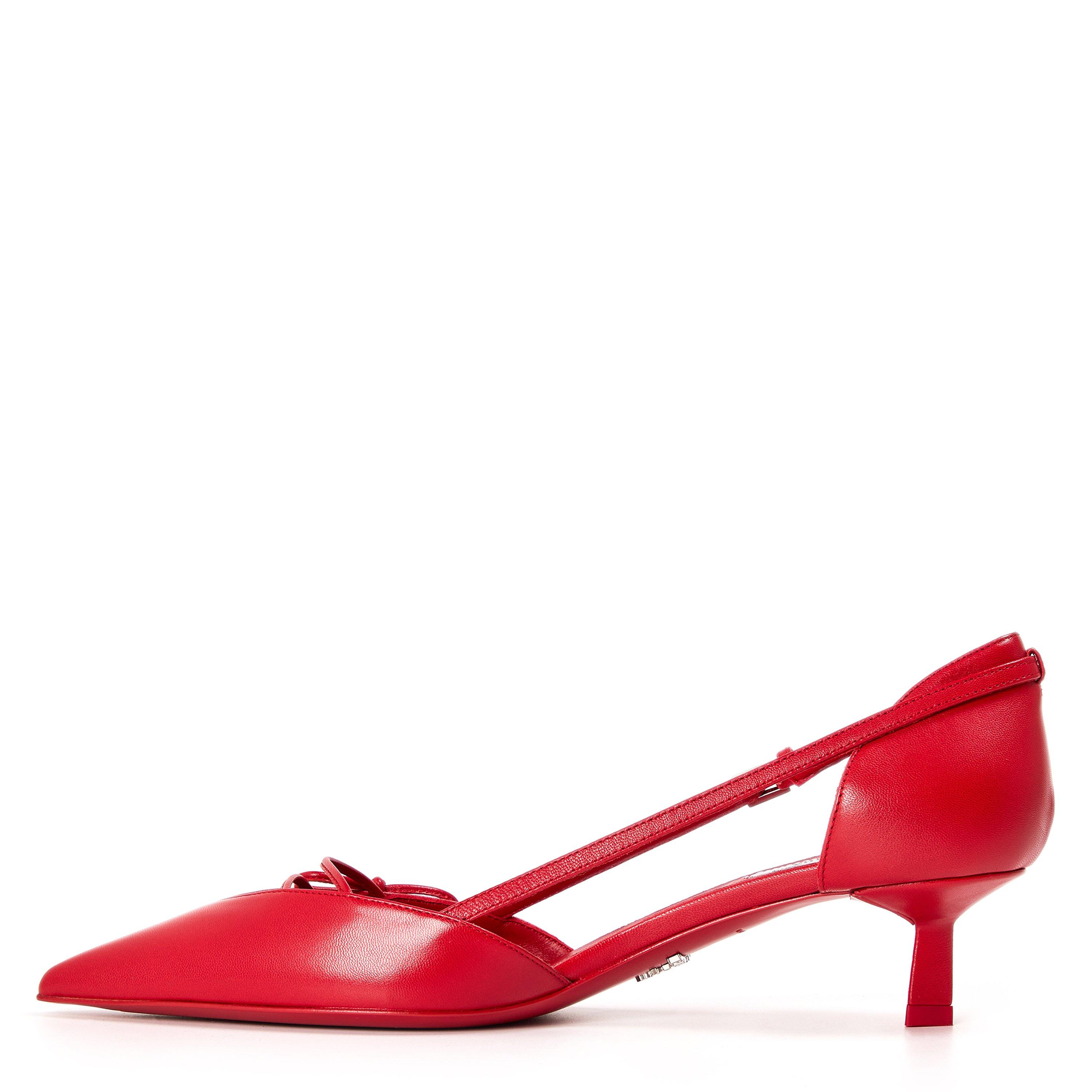 Rosso - Prada - Women's Stiletto Court Shoes - 2