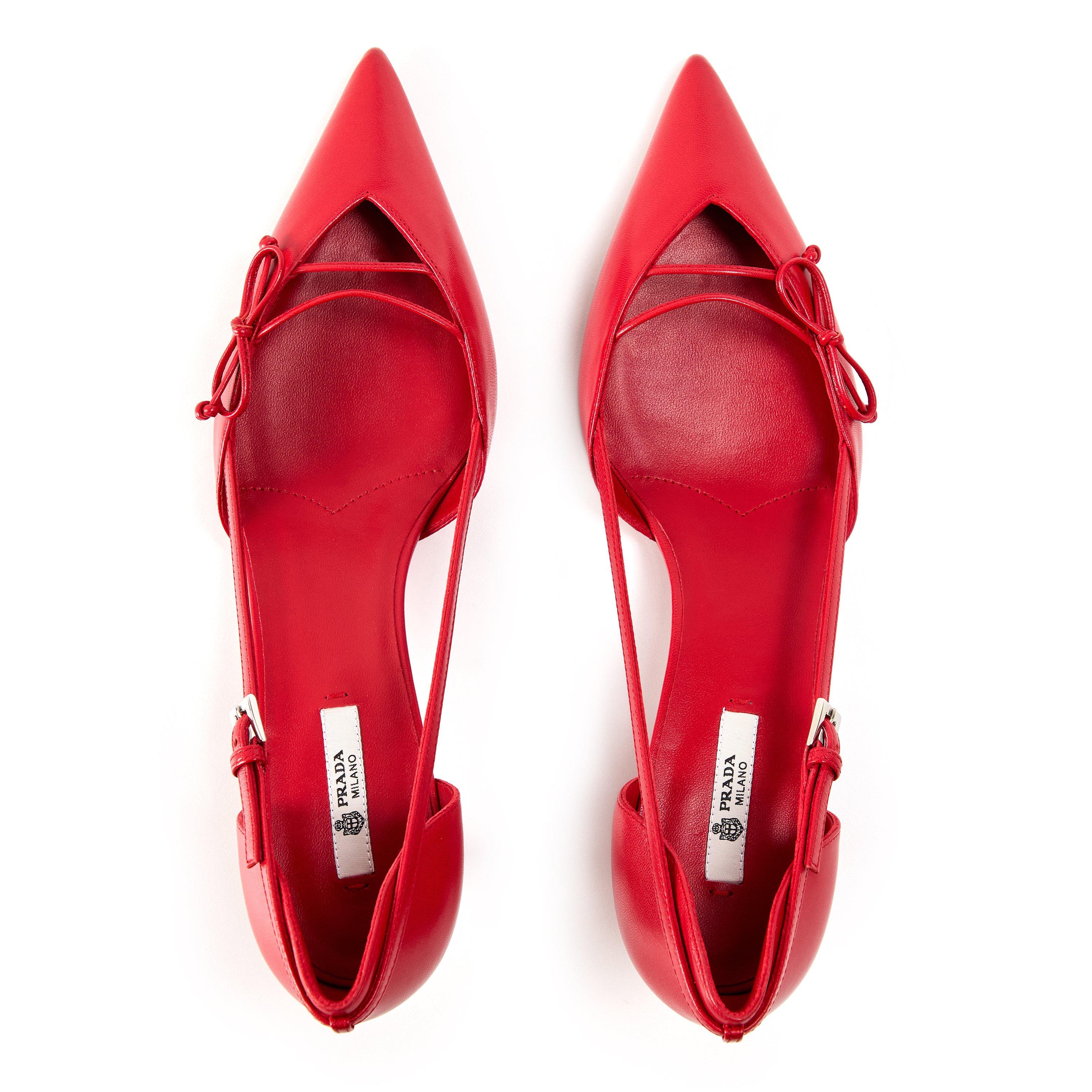 Rosso - Prada - Women's Stiletto Court Shoes - 5