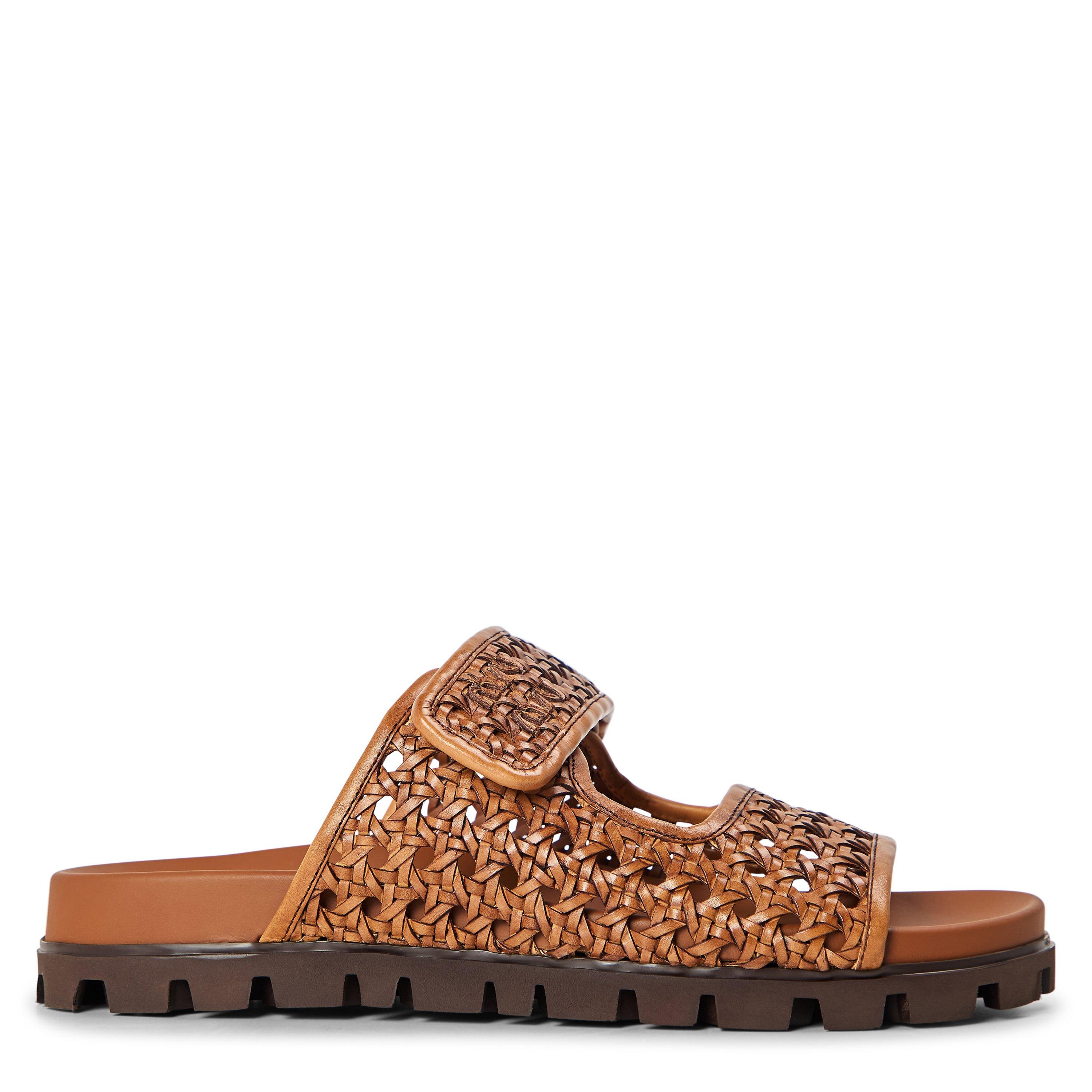 Cognac - Miu Miu - Women's Flat Sandals - 2
