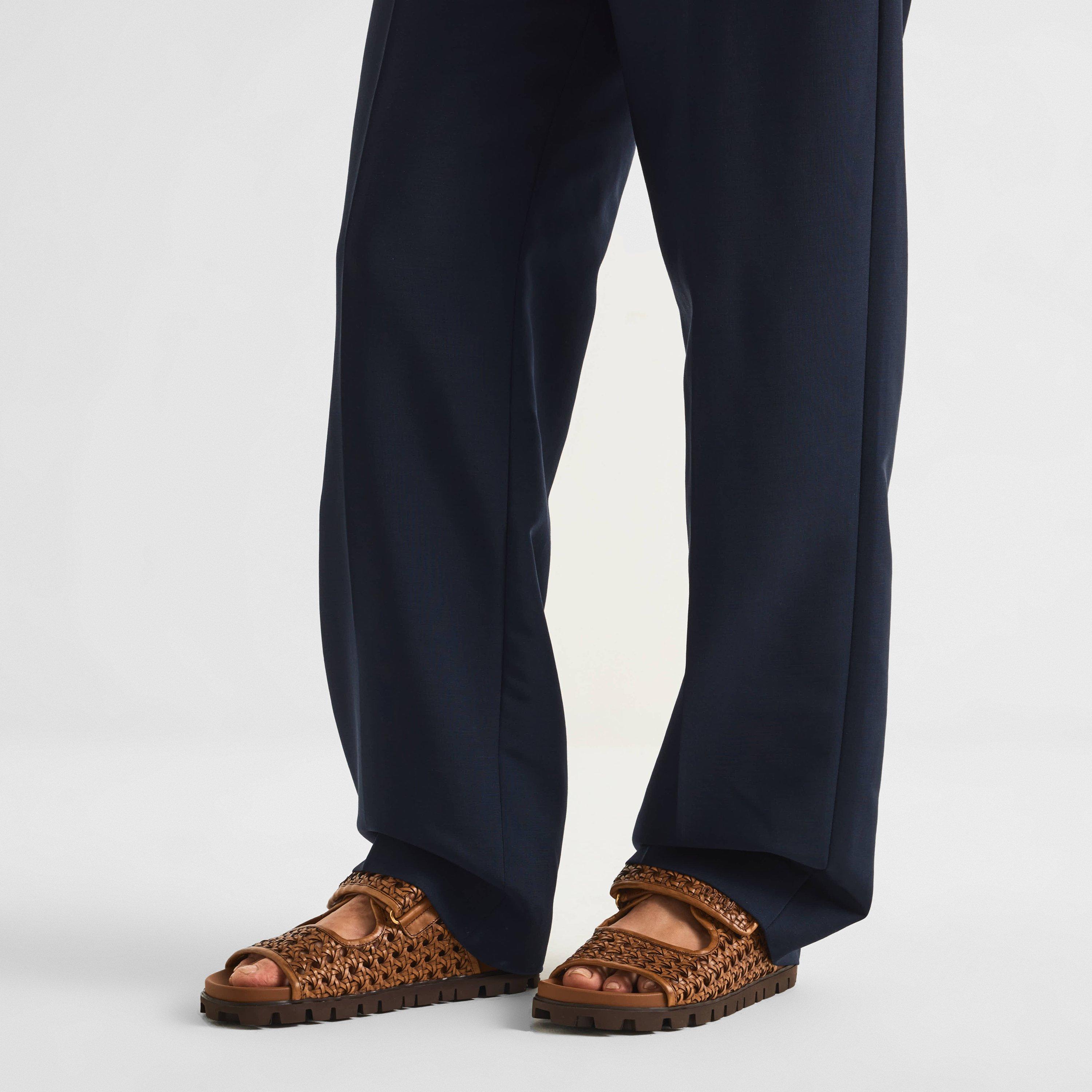 Cognac - Miu Miu - Women's Flat Sandals - 3