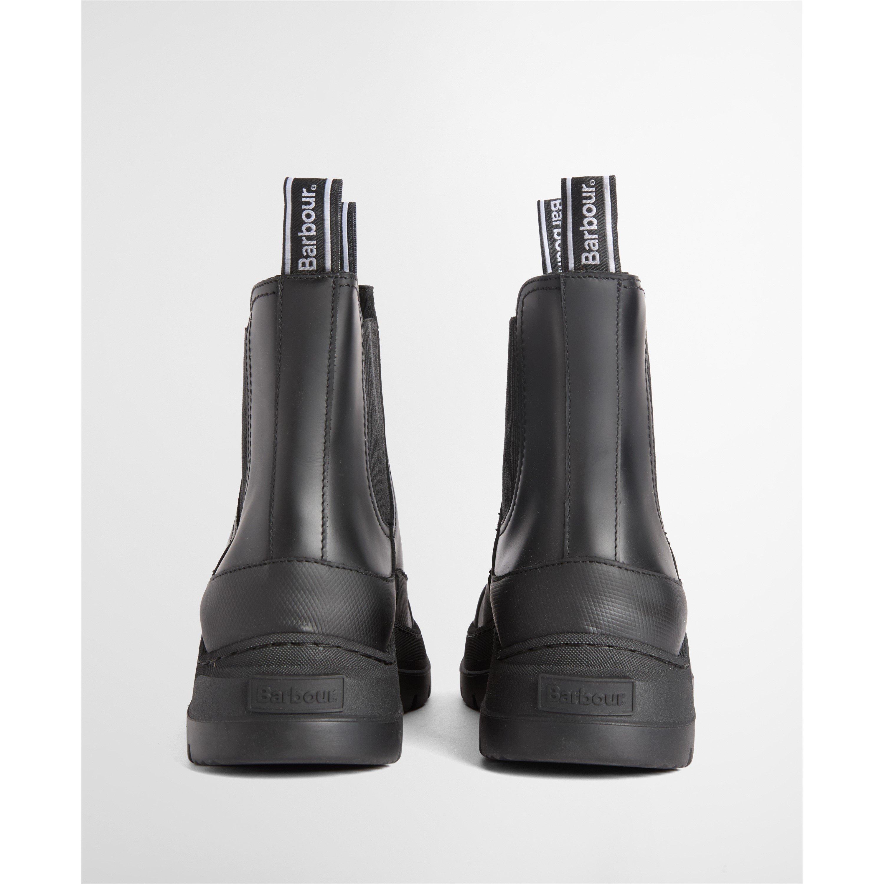 Black - Barbour - Women's Harriety Chunky Heel Chelsea Boots - 3