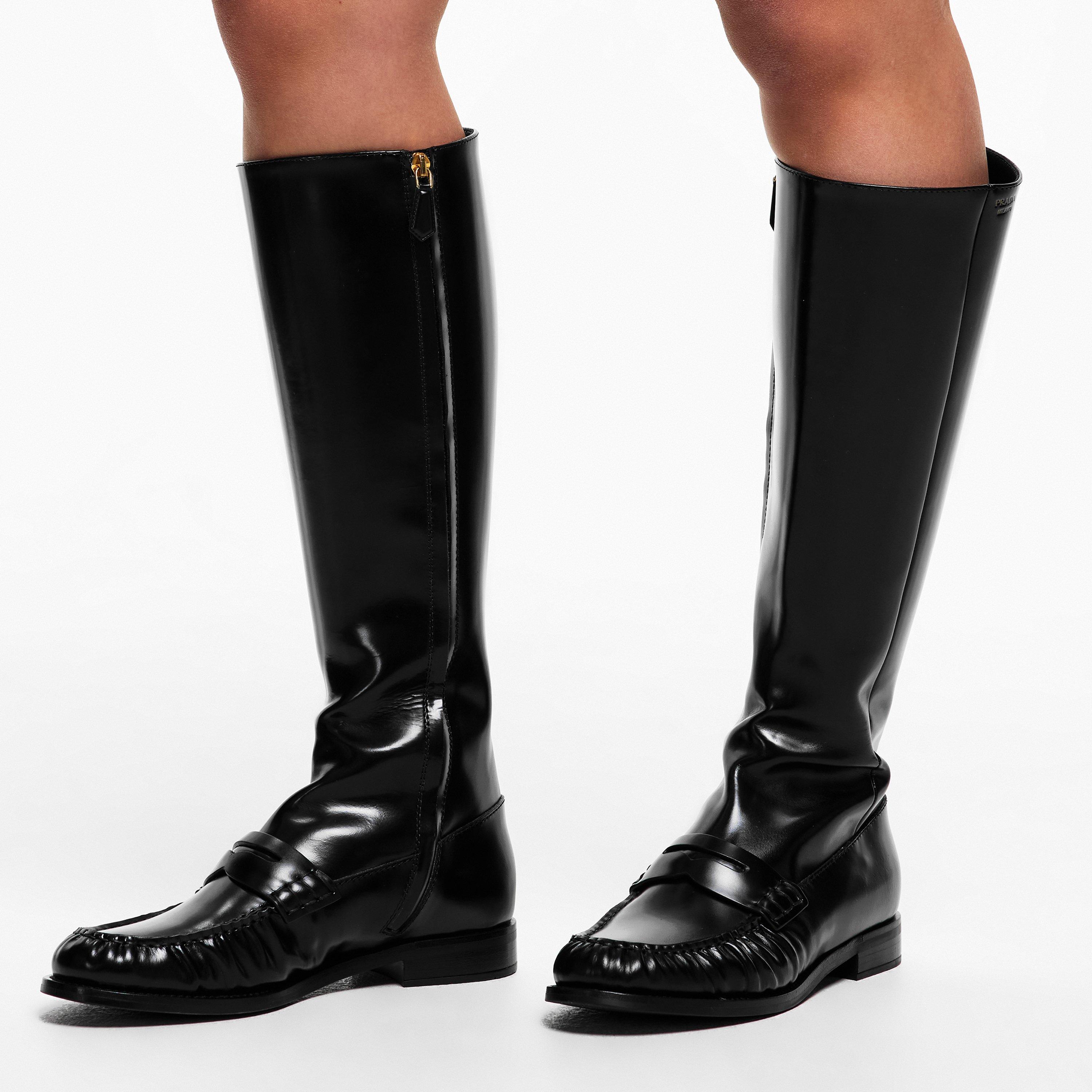 Nero - Prada - Prada Loafer Boot Ld54 - 3